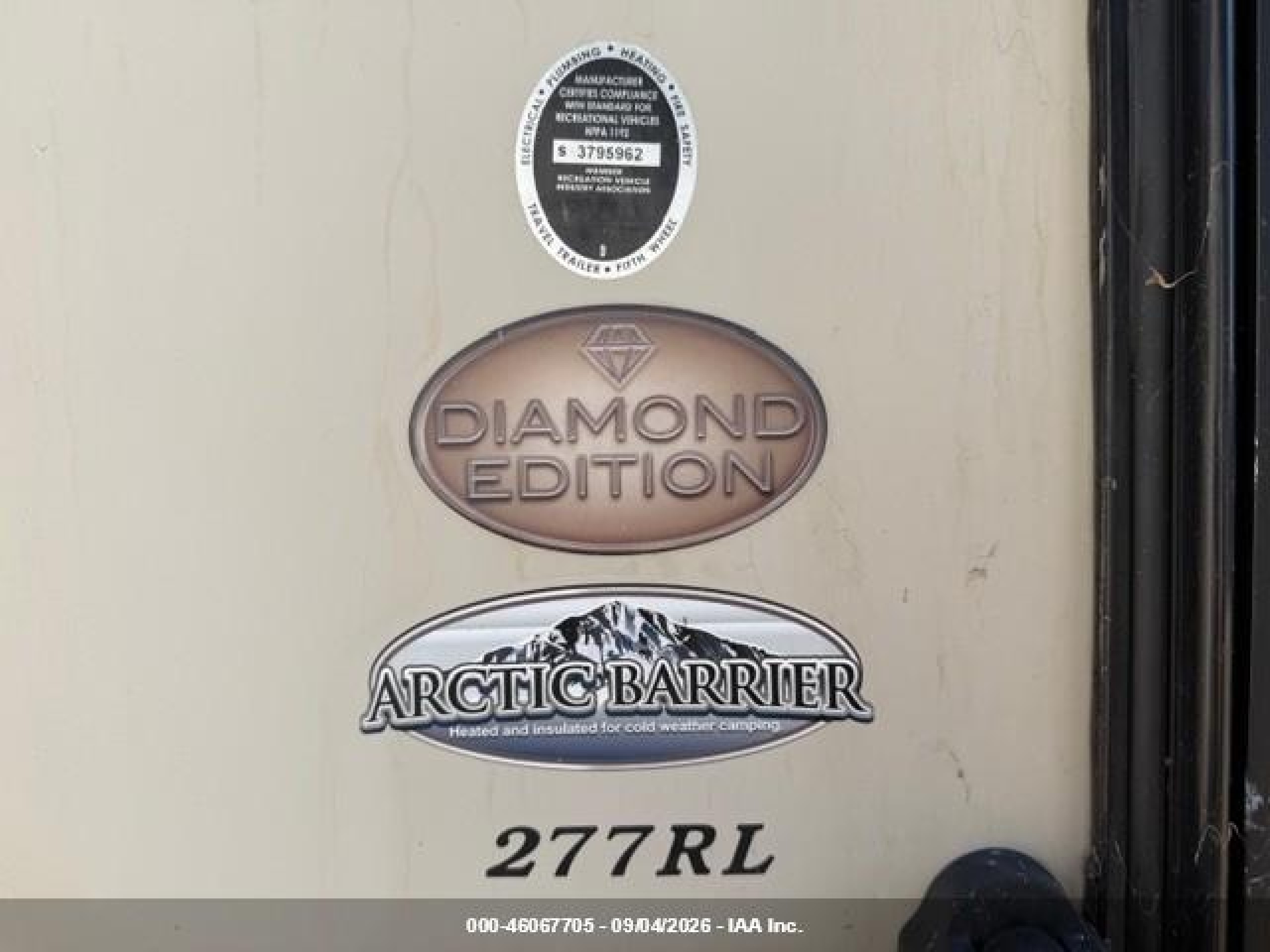 2015 Keystone Outback VIN 4YDT27726FB453461 IAAI salvage auction — Normal Wear, Clear (California), sold $9,000 on 2026-09-22 (photo 7)