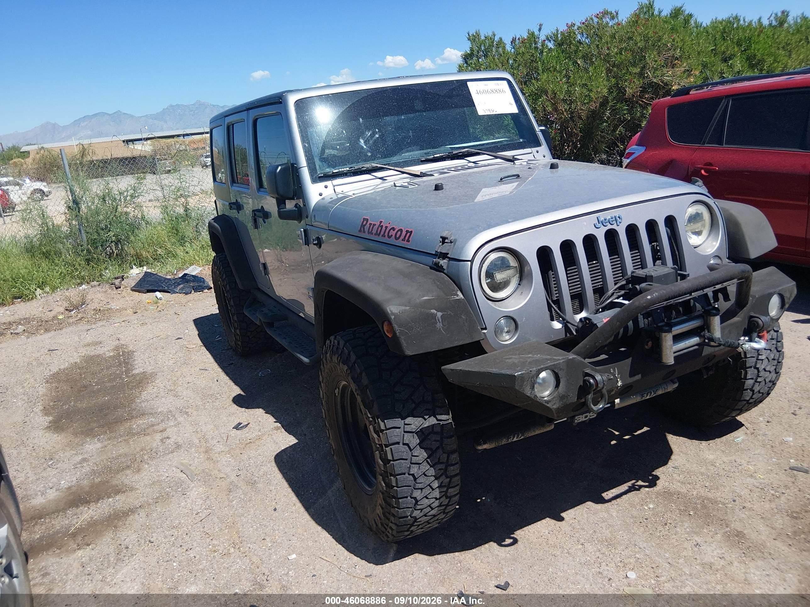2015 Jeep Wrangler Unlimited VIN 1C4BJWFG4FL684880 — IAAI salvage auction photo