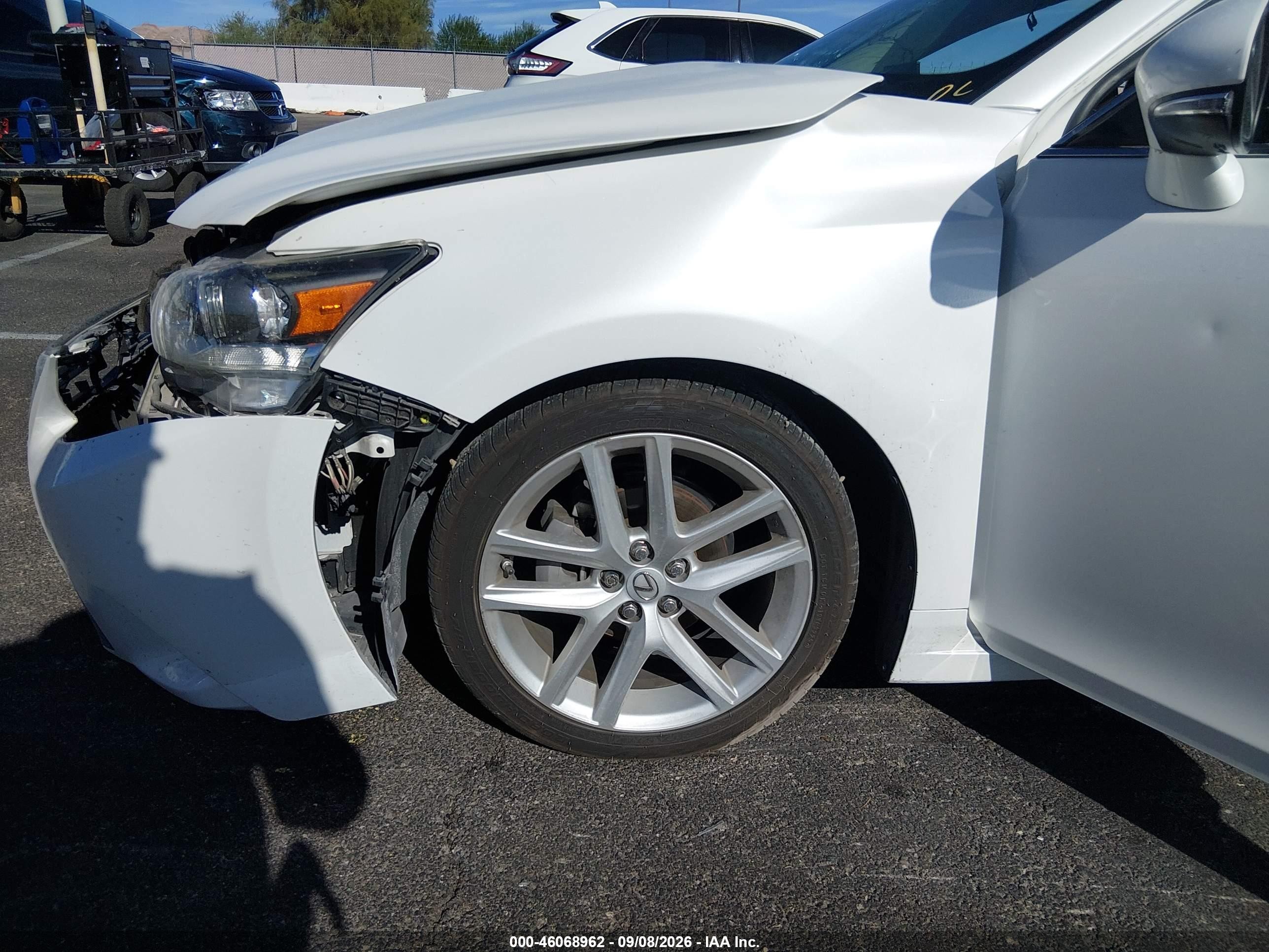2014 Lexus Ct VIN JTHKD5BH5E2199084 IAAI salvage auction — Front End, Salvage (Nevada), sold $3,800 on 2026-09-26 (photo 6)
