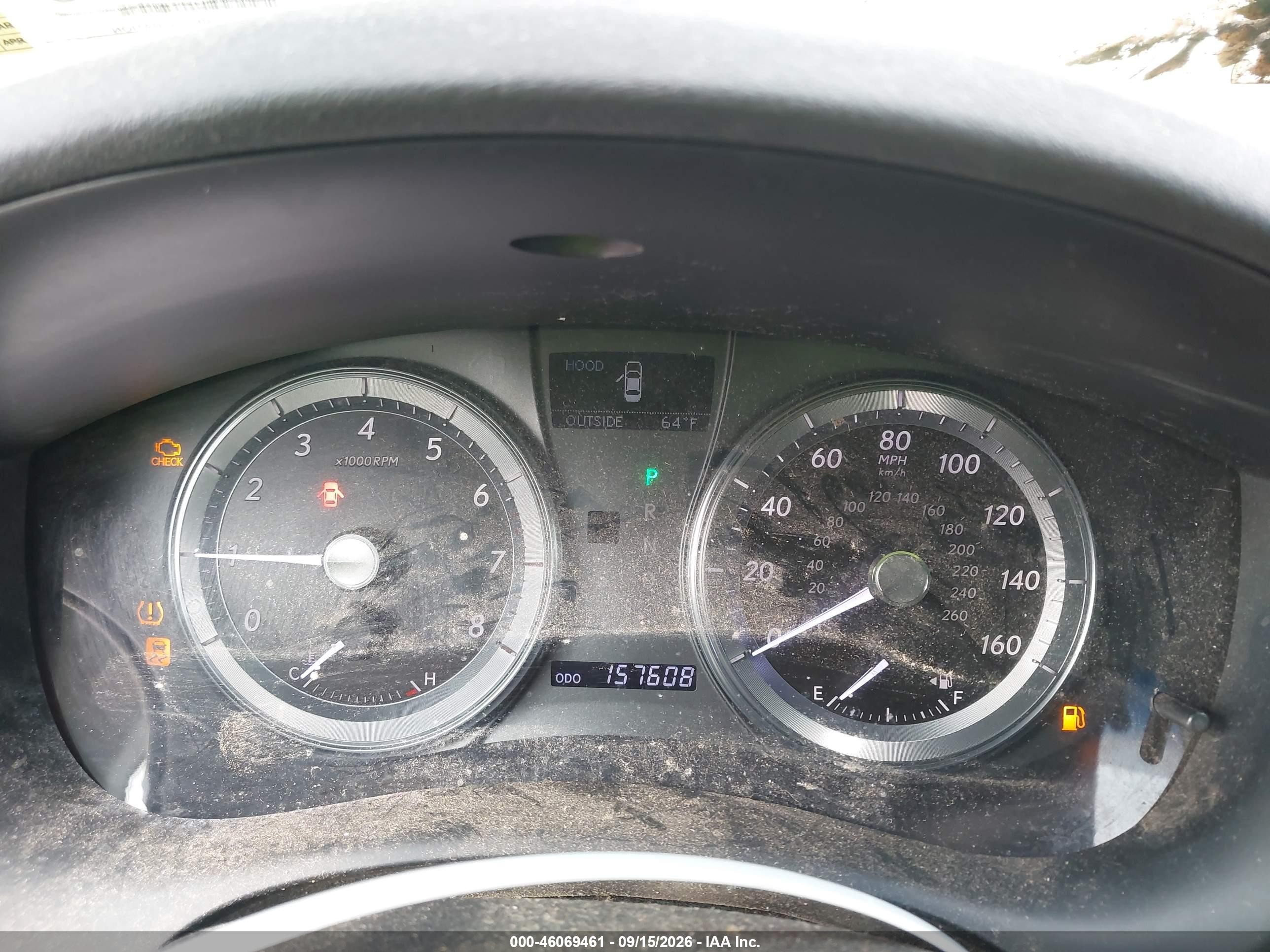 2011 Lexus Es 350 VIN JTHBK1EG4B2435057 IAAI salvage auction — Normal Wear, Clear (New York), sold $925 on 2026-10-08 (photo 7)