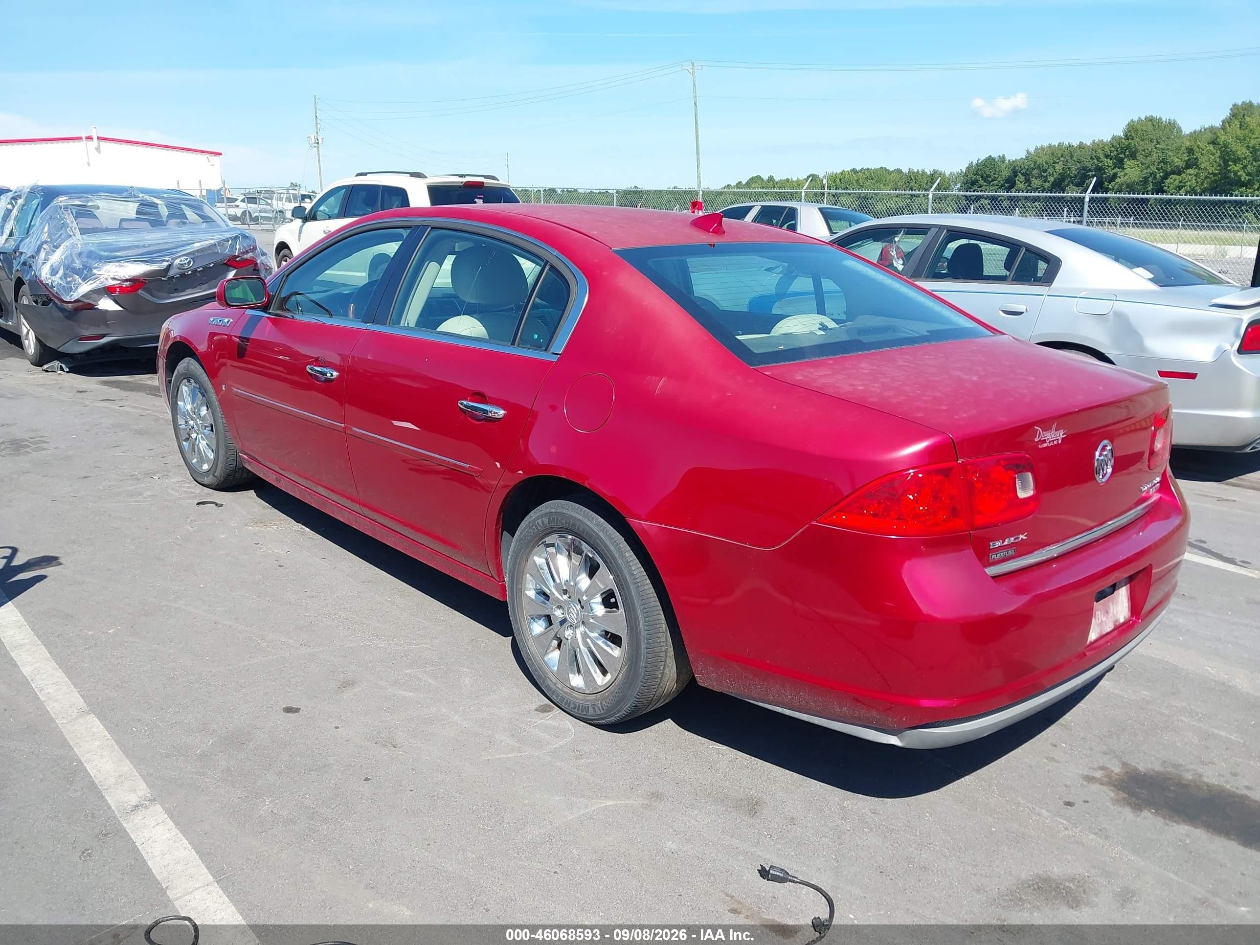 2010 Buick Lucerne VIN 1G4HD5EM5AU113643 IAAI salvage auction — Normal Wear, Clear (North Carolina), sold $850 on 2026-09-20 (photo 3)