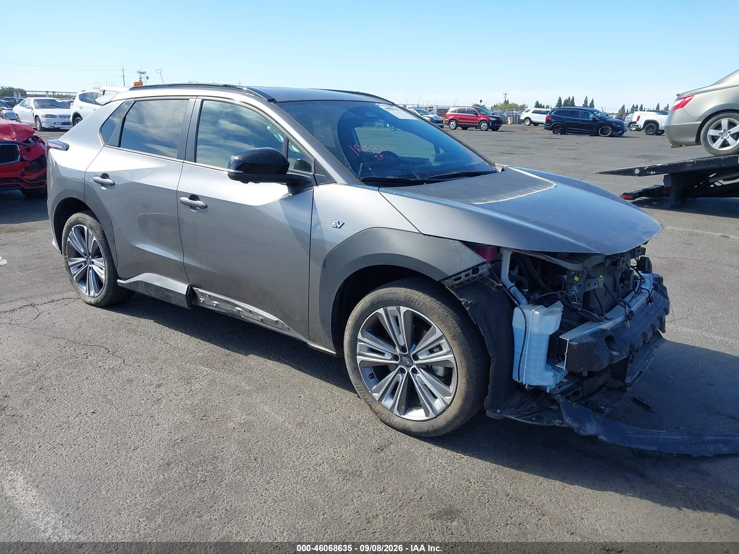 2024 Subaru Solterra VIN JTMABABA1RA070253 — IAAI salvage auction photo