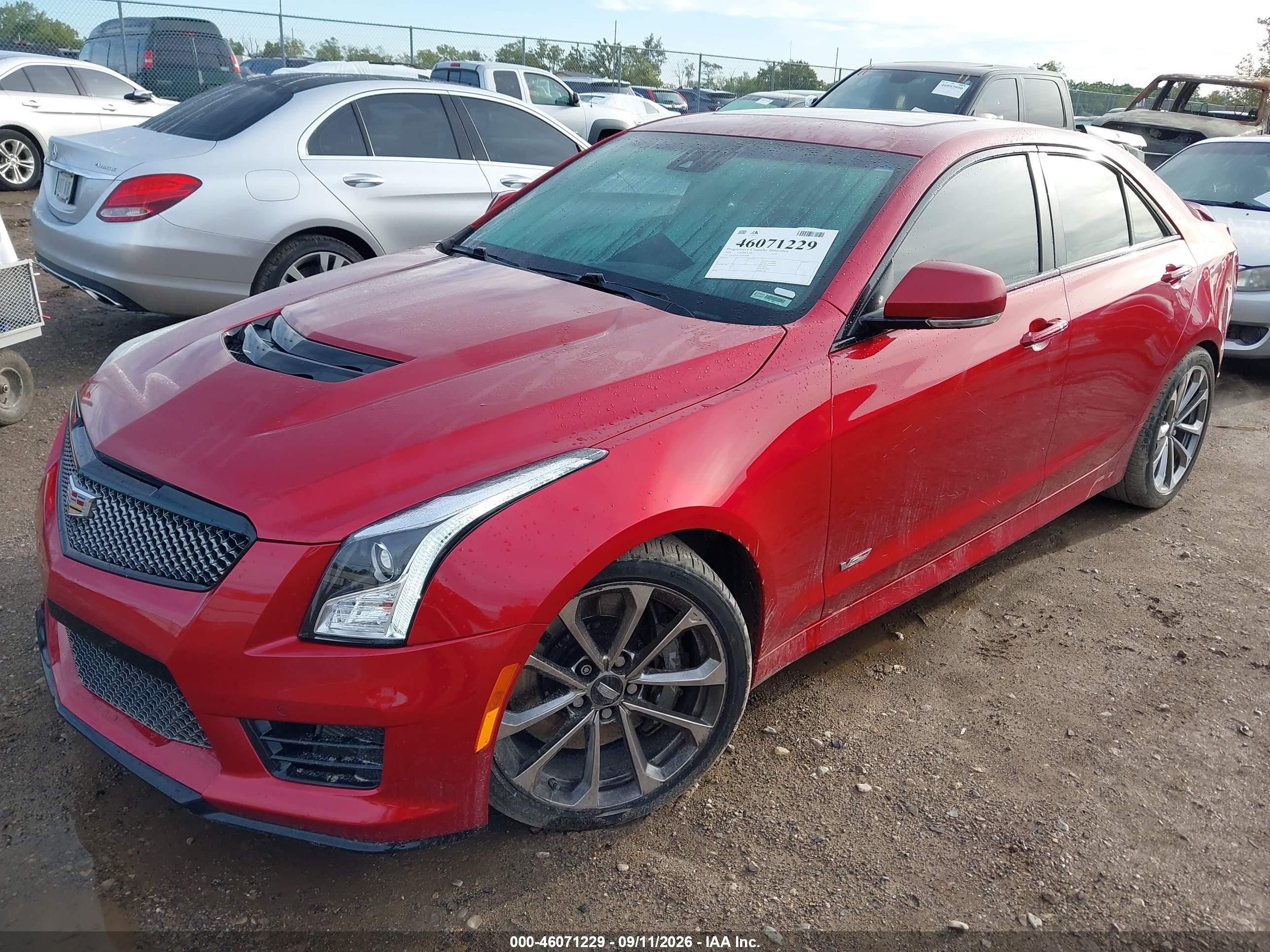 2016 Cadillac Ats-v VIN 1G6AN5SY2G0136987 IAAI salvage auction — Rear End, Salvage (Ohio), sold $12,800 on 2026-09-26 (photo 2)