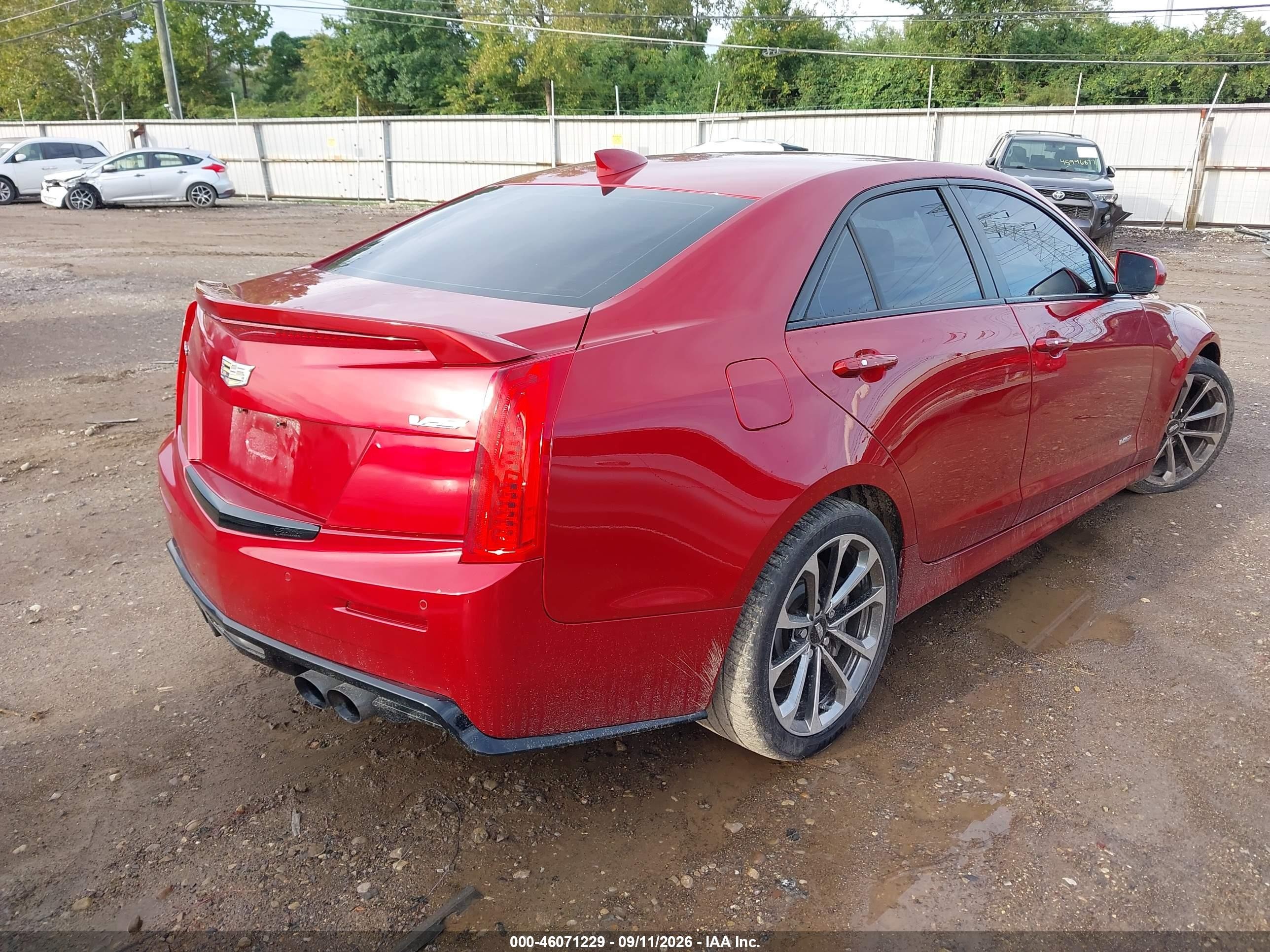 2016 Cadillac Ats-v VIN 1G6AN5SY2G0136987 IAAI salvage auction — Rear End, Salvage (Ohio), sold $12,800 on 2026-09-26 (photo 4)