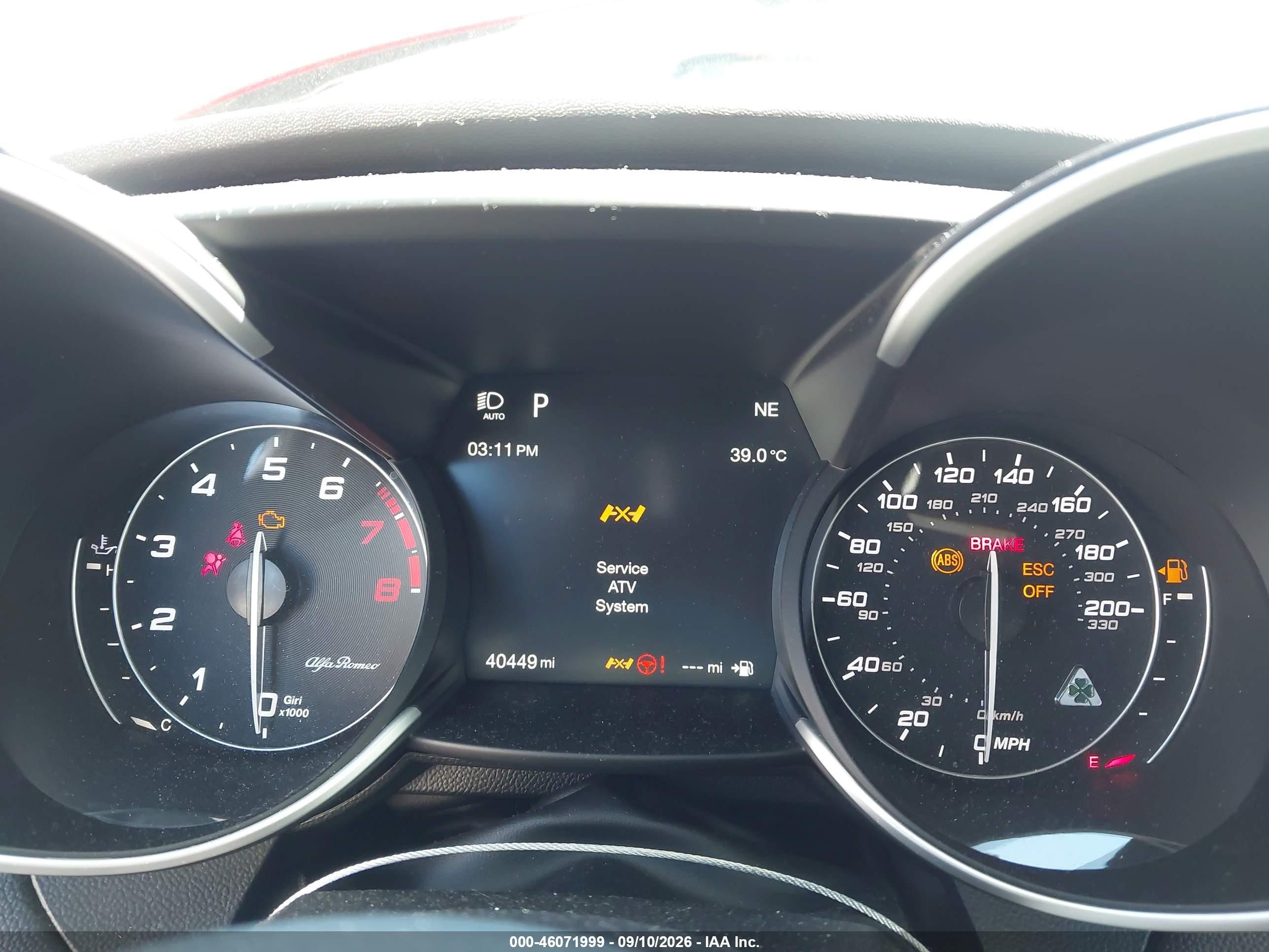 2019 Alfa romeo Giulia VIN ZARFAMEV0K7602917 IAAI salvage auction — Side, Salvage (California), sold $14,700 on 2026-09-29 (photo 7)