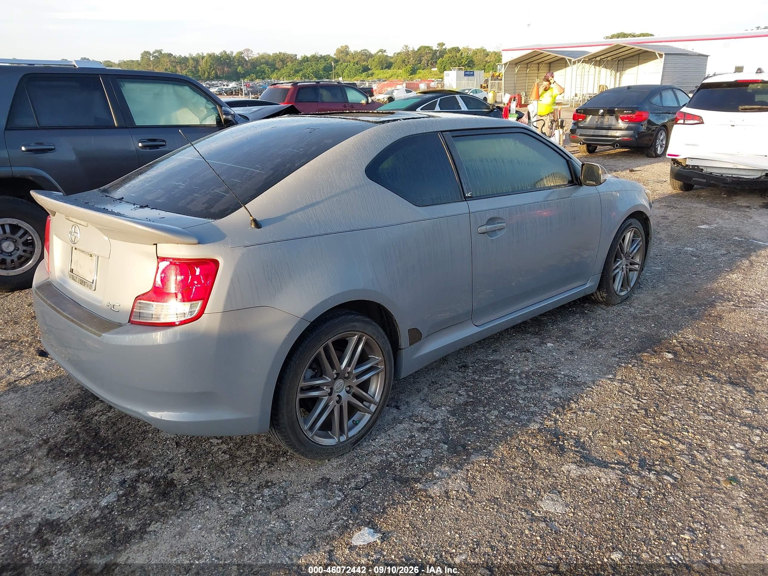 2013 Scion tC VIN JTKJF5C7XD3045288 IAAI salvage auction — Storm Damage, Rebuildable (Florida), sold $825 on 2026-09-17 (photo 4)