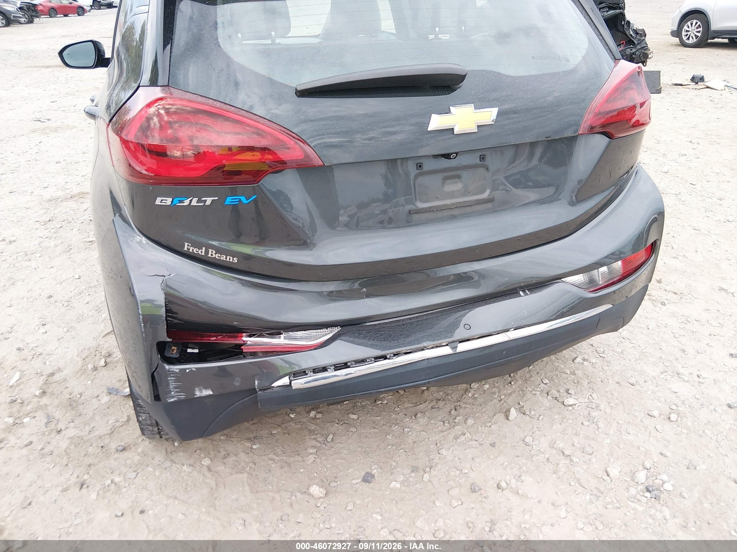 2021 Chevrolet Bolt VIN 1G1FY6S05M4105076 IAAI salvage auction — Rear End, Salvage (Pennsylvania), sold $6,700 on 2026-09-25 (photo 6)