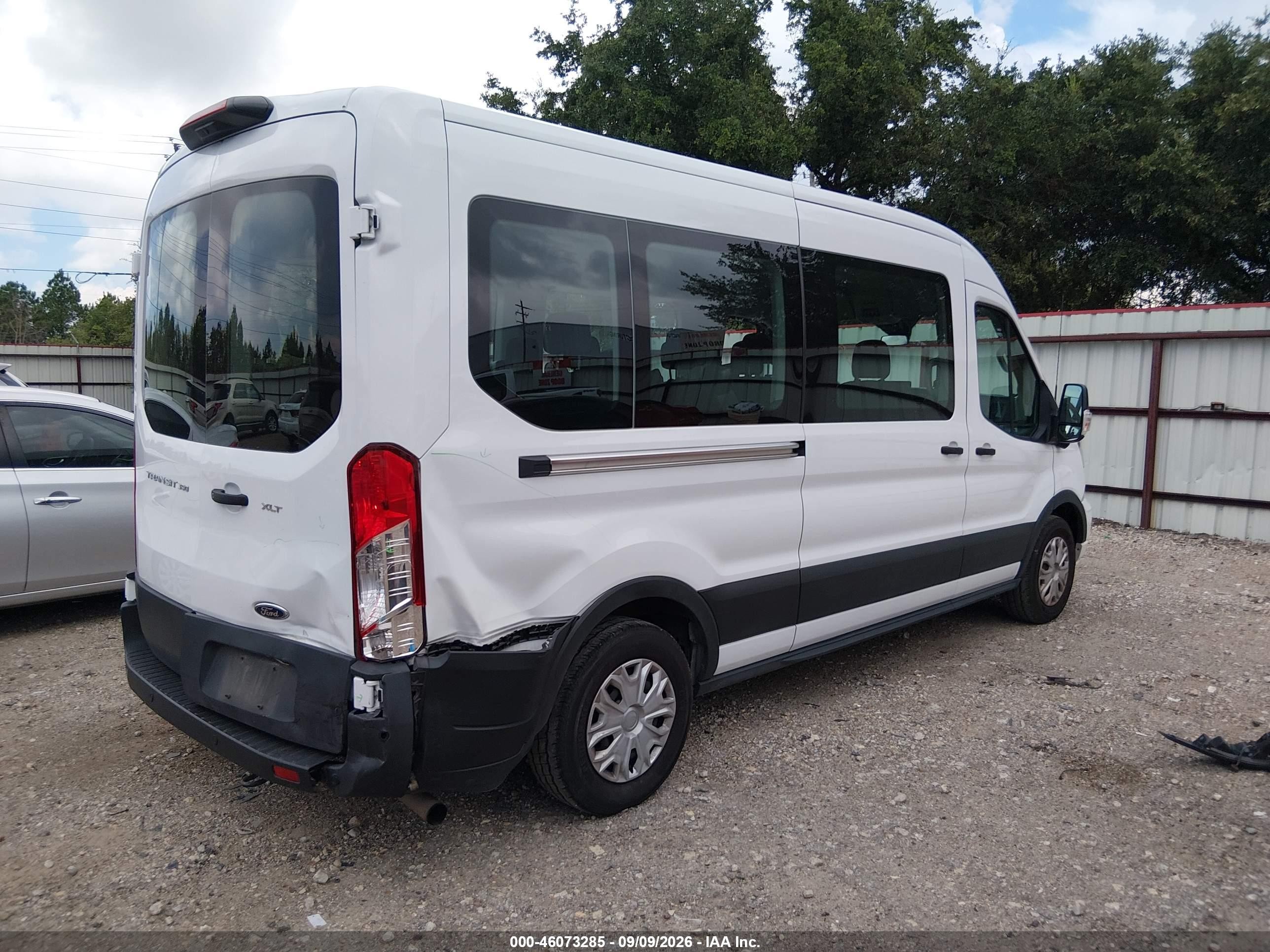 2023 Ford Transit-350 VIN 1FBAX2C87PKB29840 IAAI salvage auction — Rear End, Enterprise Vehicles Clear Only (West Virginia), sold $24,100 on 2026-09-16 (photo 4)
