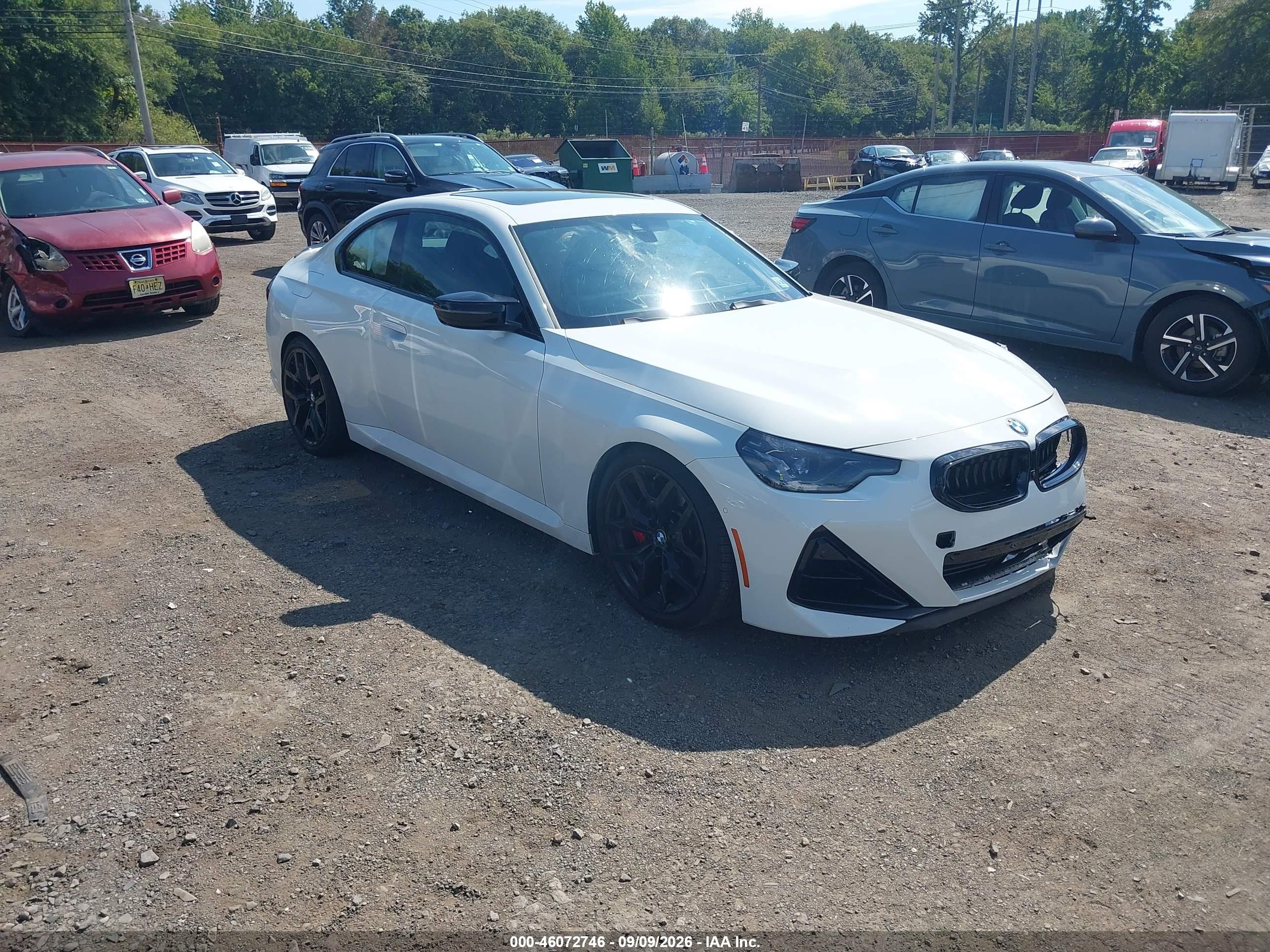 2025 BMW M240i xDrive VIN 3MW53CM06S8F72690 — IAAI salvage auction photo