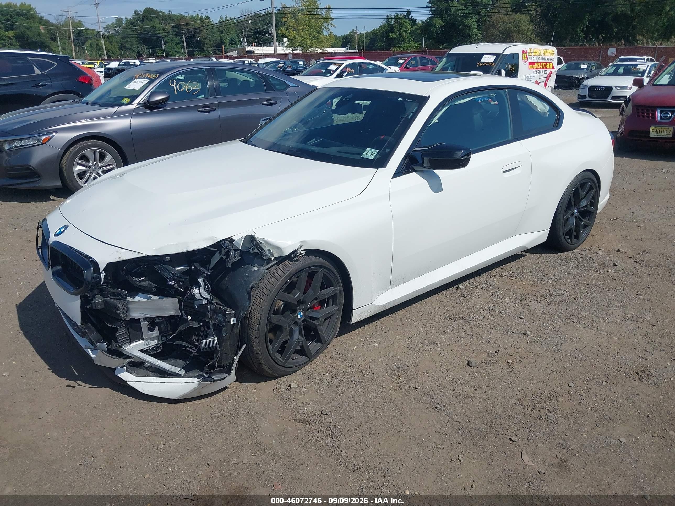 2025 BMW VIN 3MW53CM06S8F72690 IAAI salvage auction — Front End, Salvage (Idaho), sold $23,200 on 2026-09-19 (photo 6)