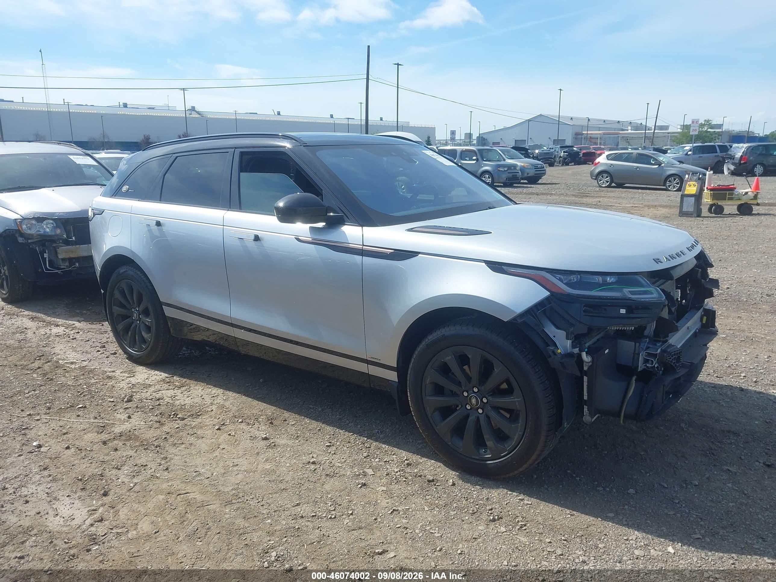 2020 Land Rover Range Rover Velar VIN SALYK2EX8LA267487 — IAAI salvage auction photo
