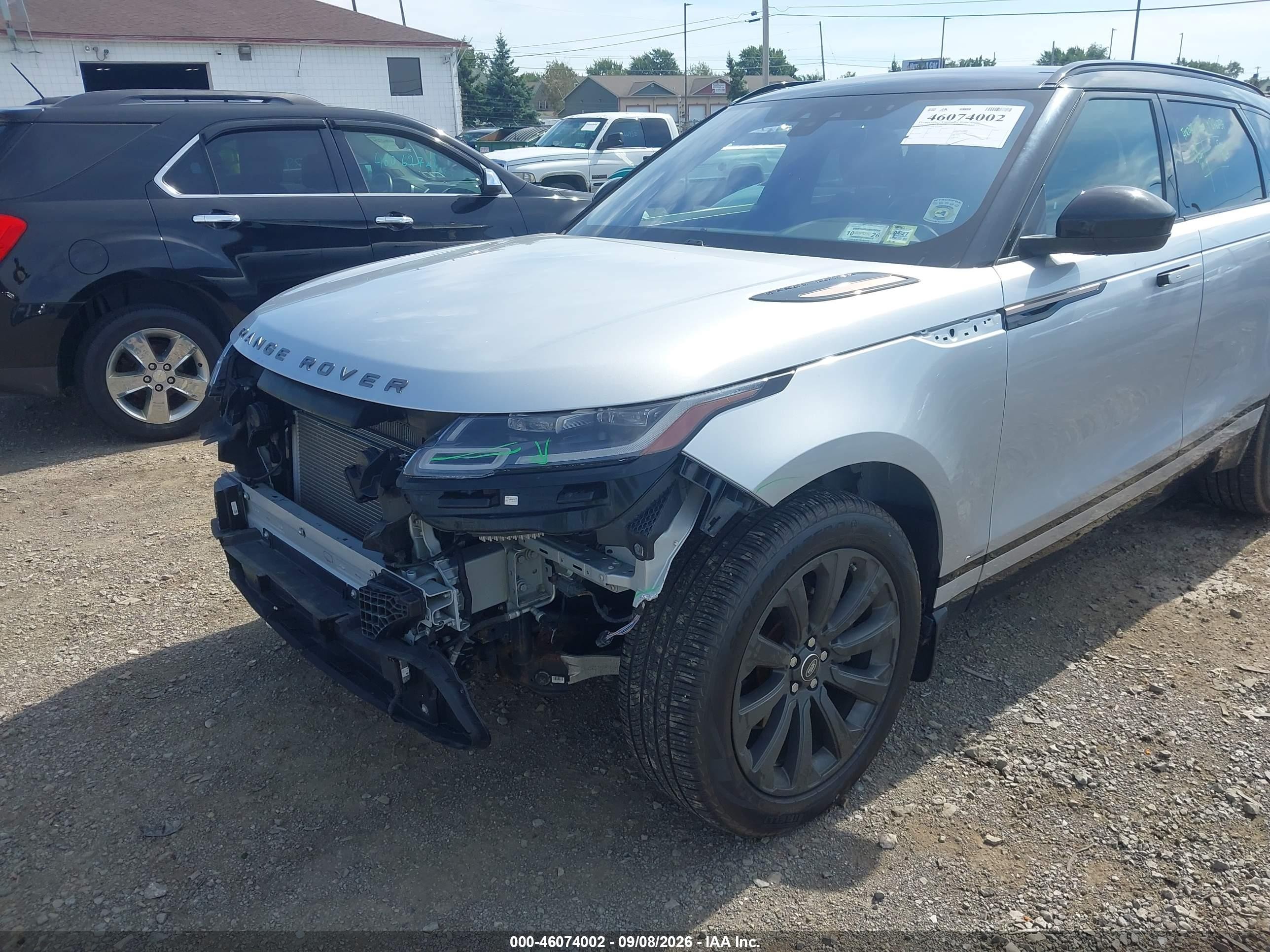 2020 Land Rover Range Rover Velar VIN SALYK2EX8LA267487 IAAI salvage auction — Front End, Mv-907A (New York), sold $13,100 on 2026-09-19 (photo 6)