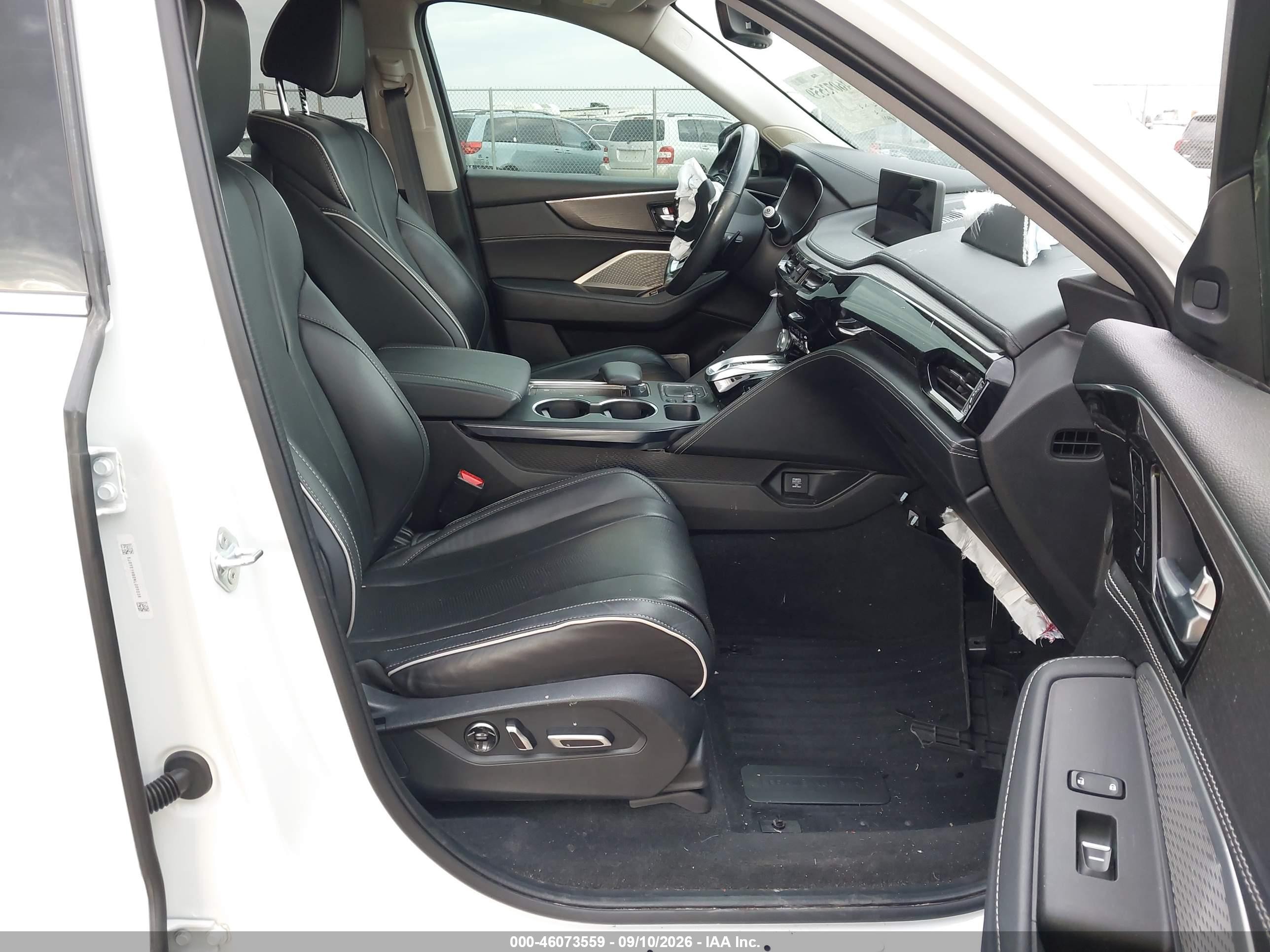 2022 Acura MDX VIN 5J8YE1H80NL000236 IAAI salvage auction — Unknown, Salvage (Texas), sold $11,500 on 2026-09-24 (photo 5)