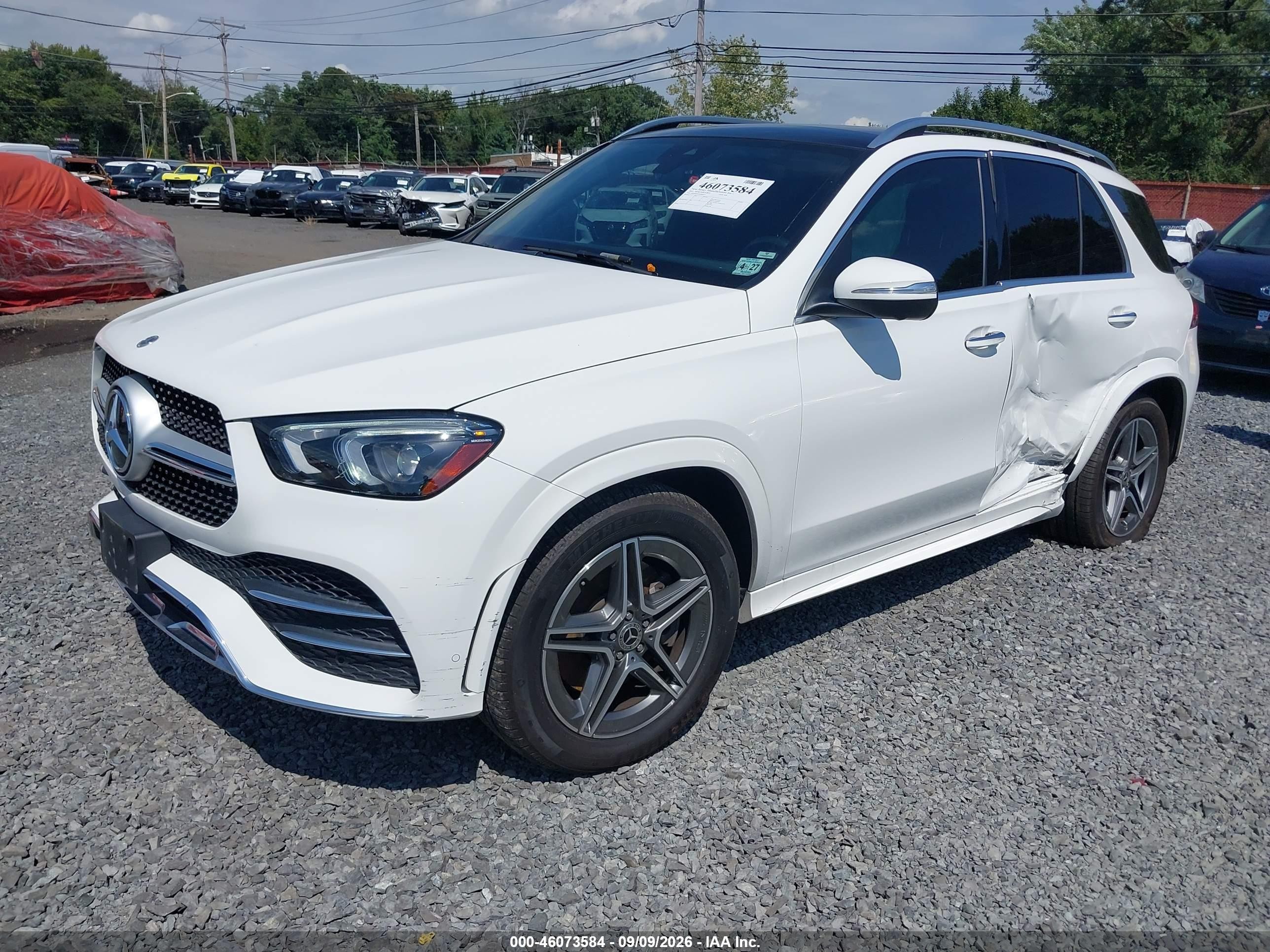 2022 Mercedes-Benz GLE-Class VIN 4JGFB5KB7NA686017 IAAI salvage auction — Side, Salvage (Idaho), sold $25,250 on 2026-09-25 (photo 2)