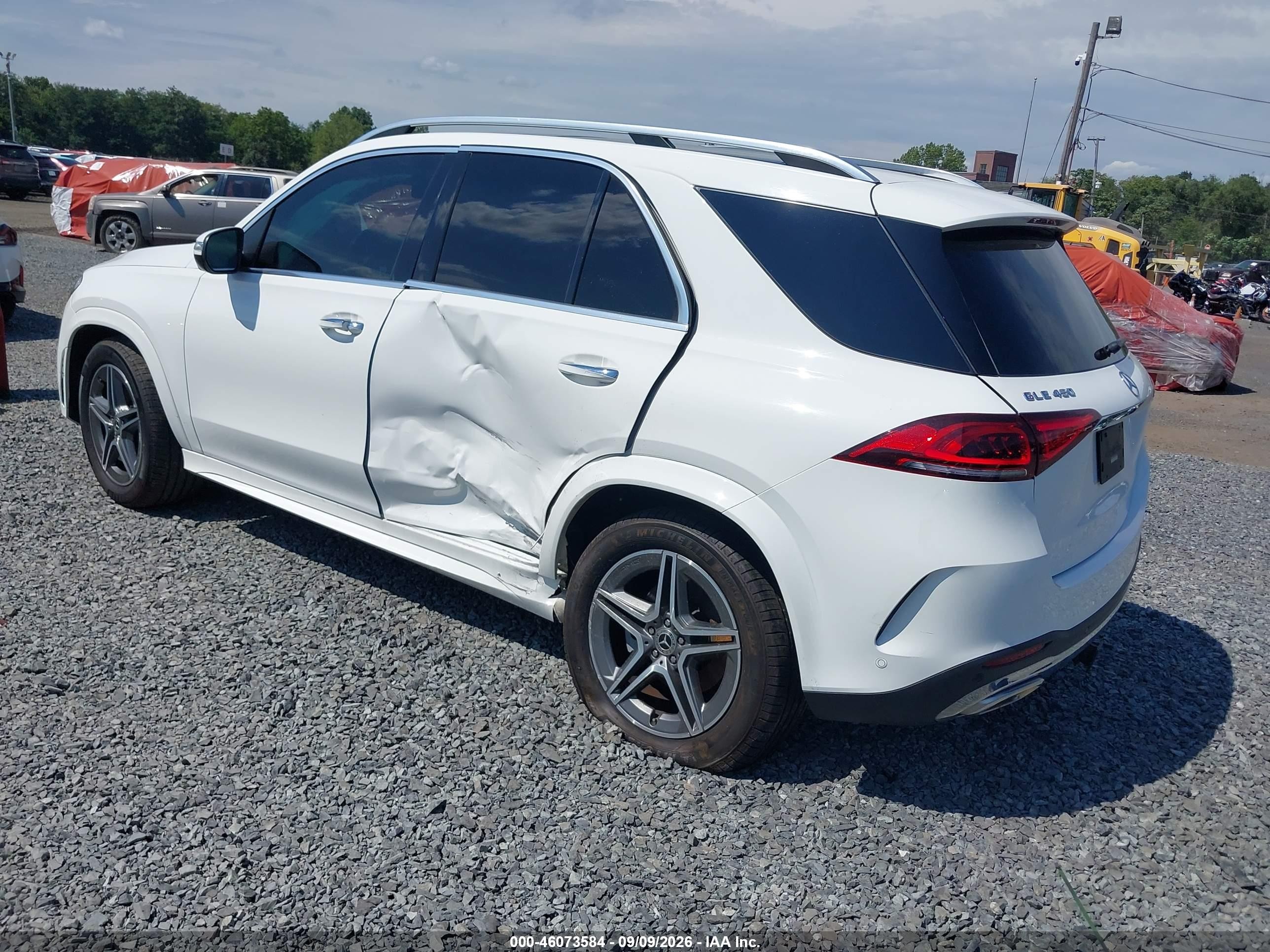 2022 Mercedes-Benz GLE-Class VIN 4JGFB5KB7NA686017 IAAI salvage auction — Side, Salvage (Idaho), sold $25,250 on 2026-09-25 (photo 3)