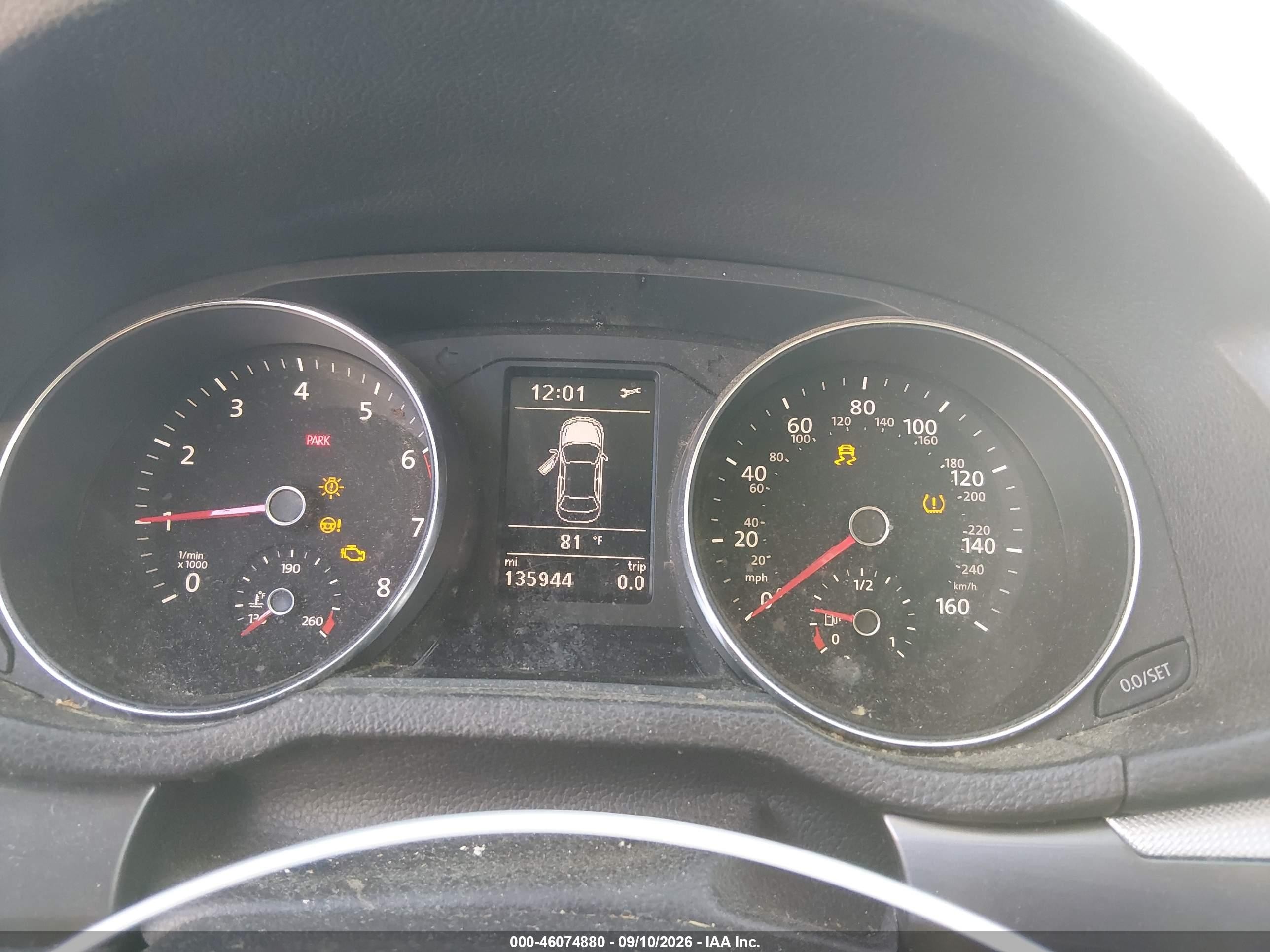 2017 Volkswagen Passat VIN 1VWDT7A34HC018535 IAAI salvage auction — Transmission Damage, Clear (Georgia), sold $1,600 on 2026-09-14 (photo 7)