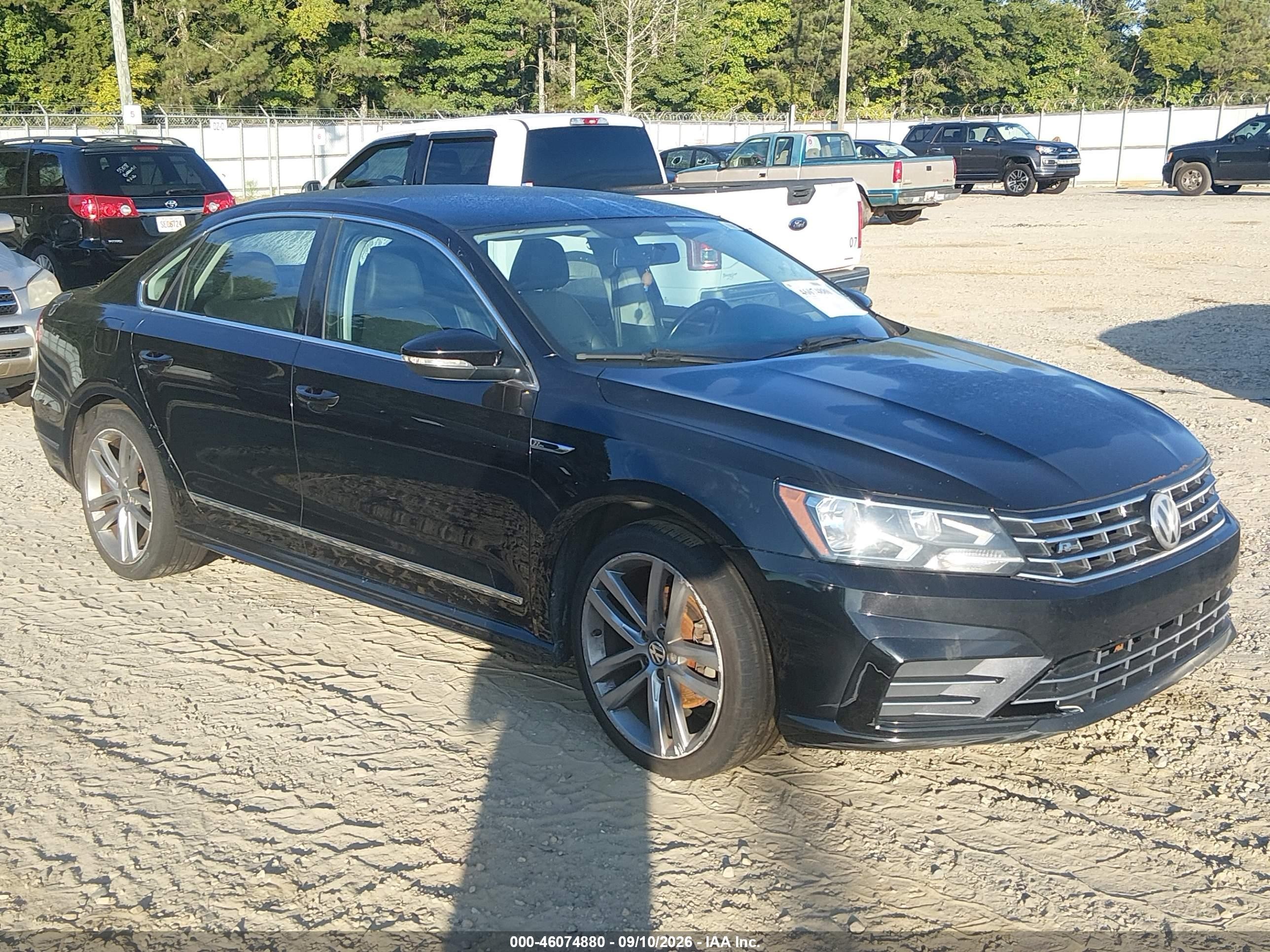 2017 Volkswagen Passat VIN 1VWDT7A34HC018535 IAAI salvage auction — Transmission Damage, Clear (Georgia), sold $1,600 on 2026-09-14 (photo 1)