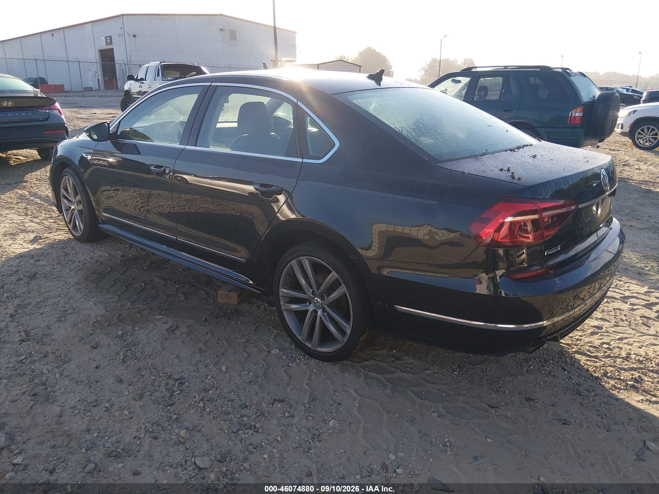 2017 Volkswagen Passat VIN 1VWDT7A34HC018535 IAAI salvage auction — Transmission Damage, Clear (Georgia), sold $1,600 on 2026-09-14 (photo 3)