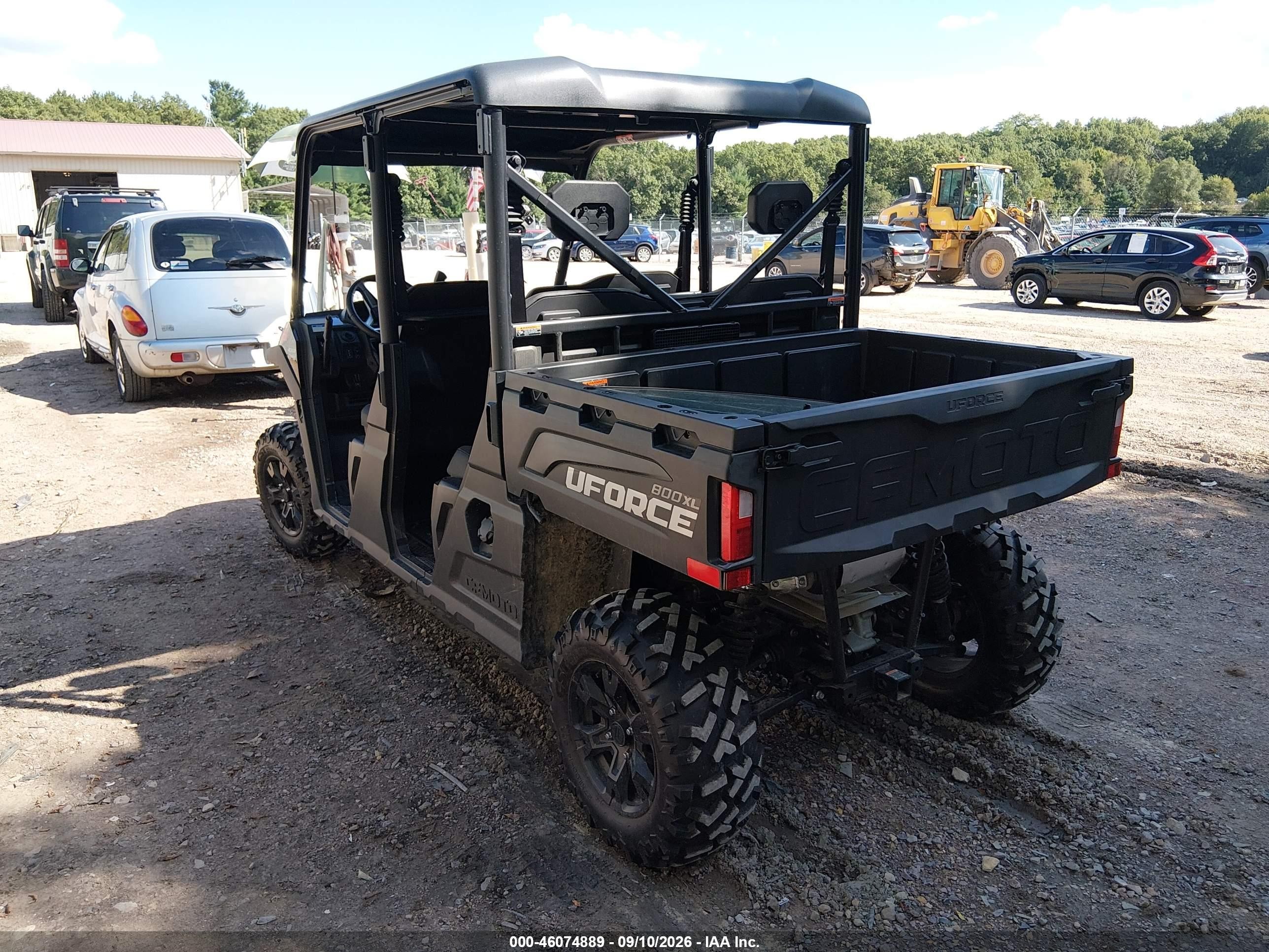 2025 Cf Moto Uforce VIN LCELVYZU9S6004096 IAAI salvage auction — Front End, Bill Of Sale (Wisconsin), sold $4,900 on 2026-10-06 (photo 3)
