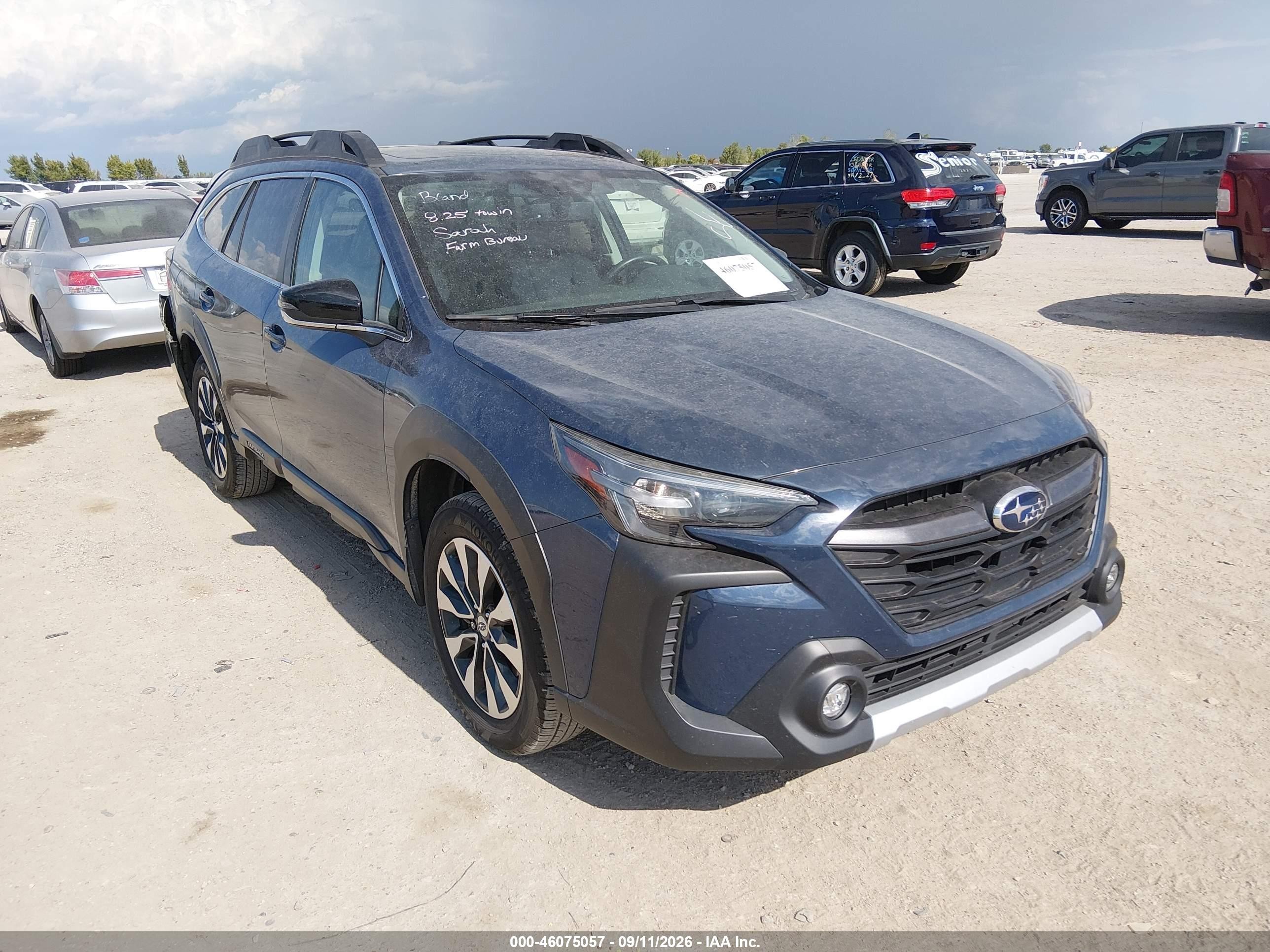 2024 Subaru Outback VIN 4S4BTGND5R3156434 — IAAI salvage auction photo