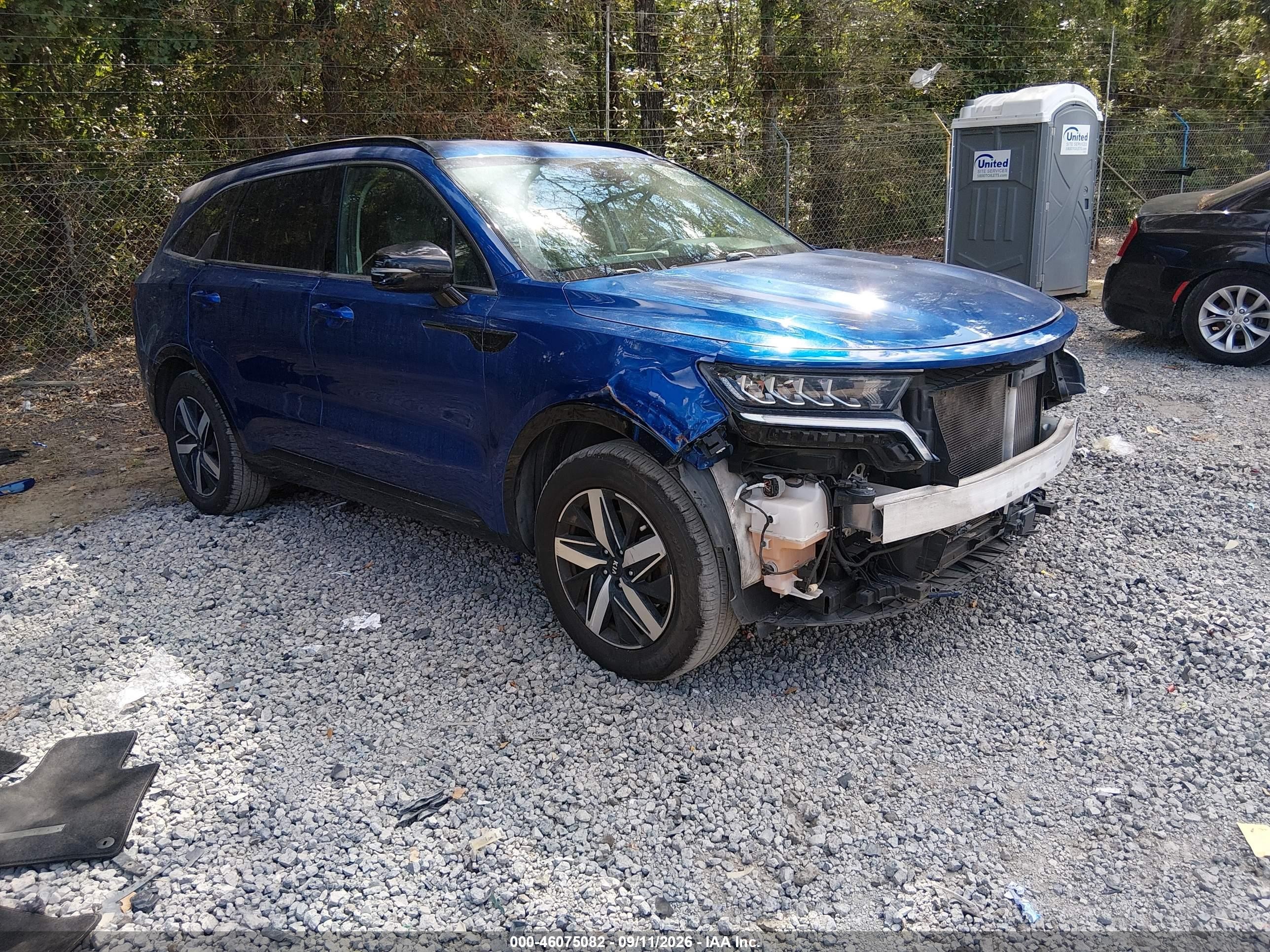 2021 Kia Sorento VIN 5XYRH4LF4MG068793 — IAAI salvage auction photo