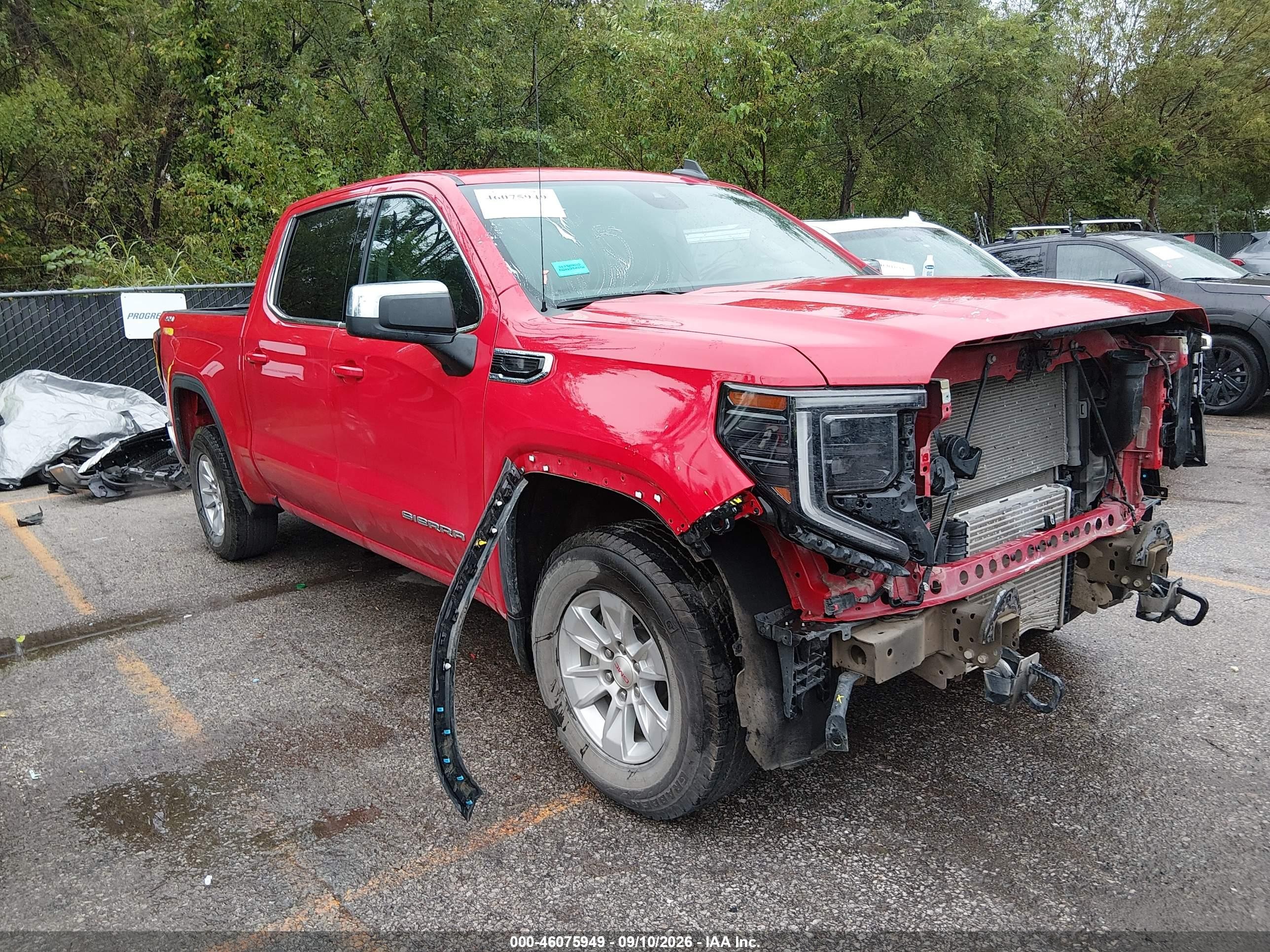 2024 GMC Sierra 1500 VIN 3GTPUBEK6RG247959 — IAAI salvage auction photo