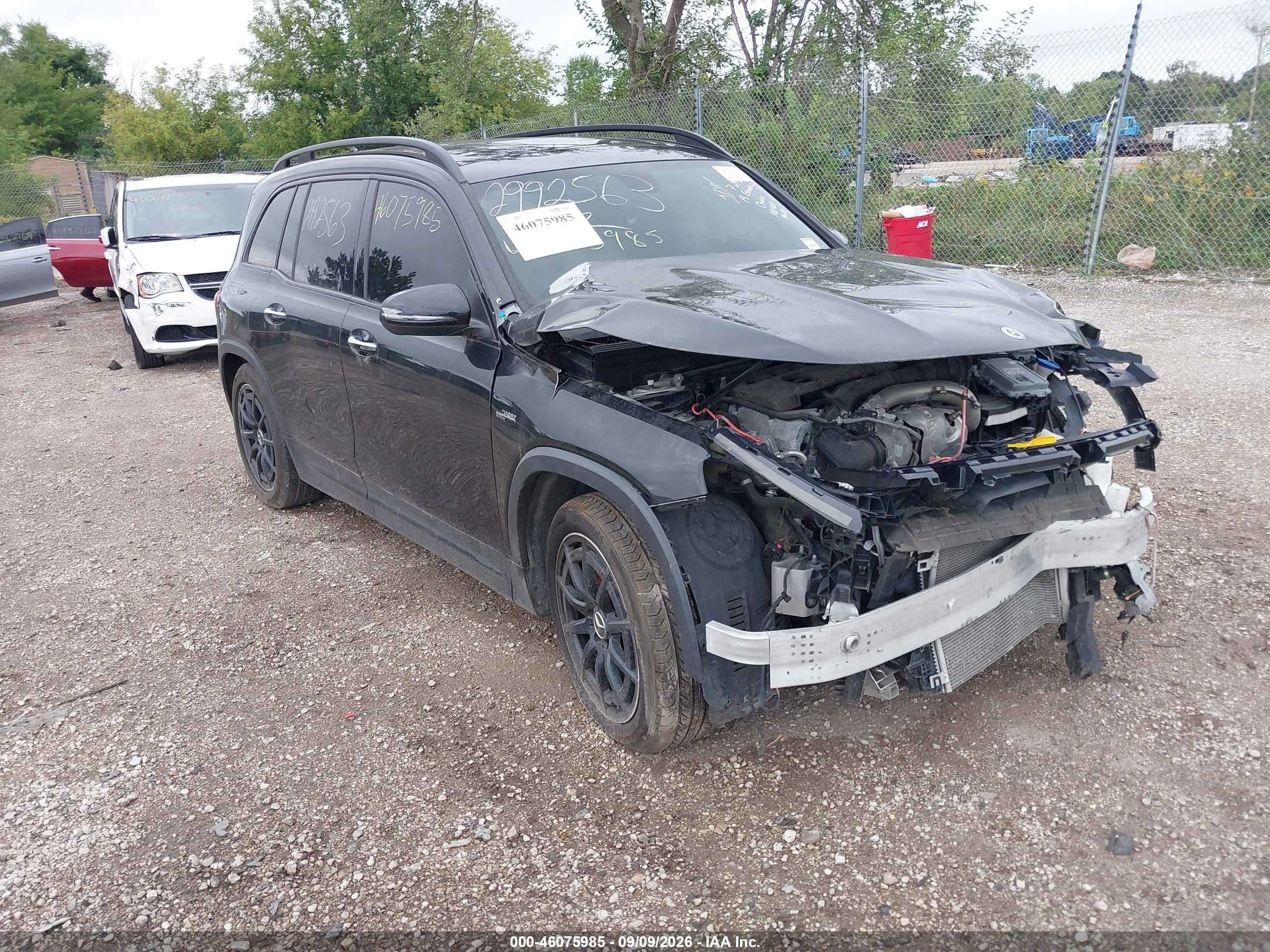 2021 Mercedes-Benz GLB-Class VIN W1N4M5BB2MW108407 — IAAI salvage auction photo