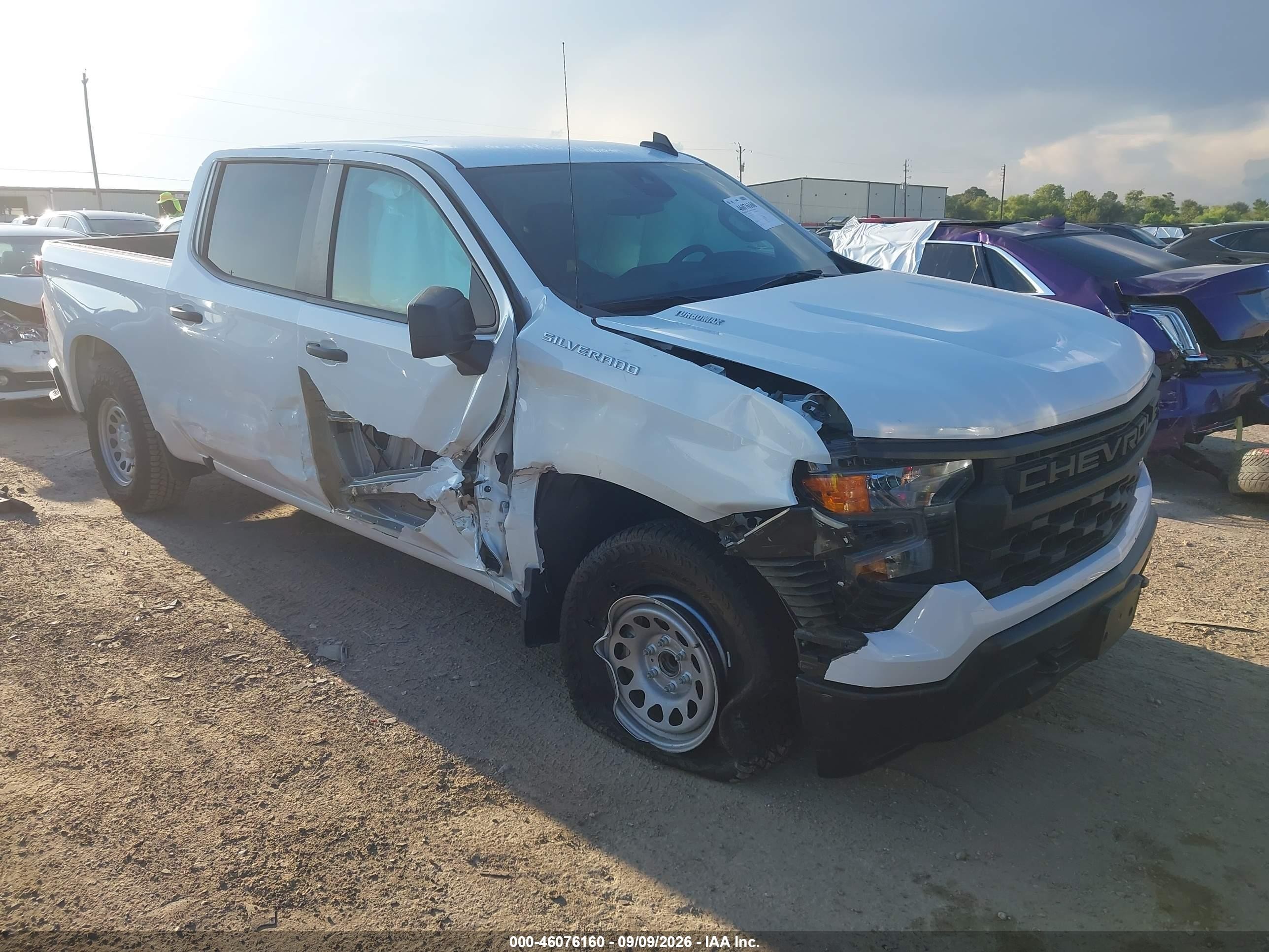 2025 Chevrolet Silverado 1500 VIN 1GCPAAEK9SZ341116 — IAAI salvage auction photo