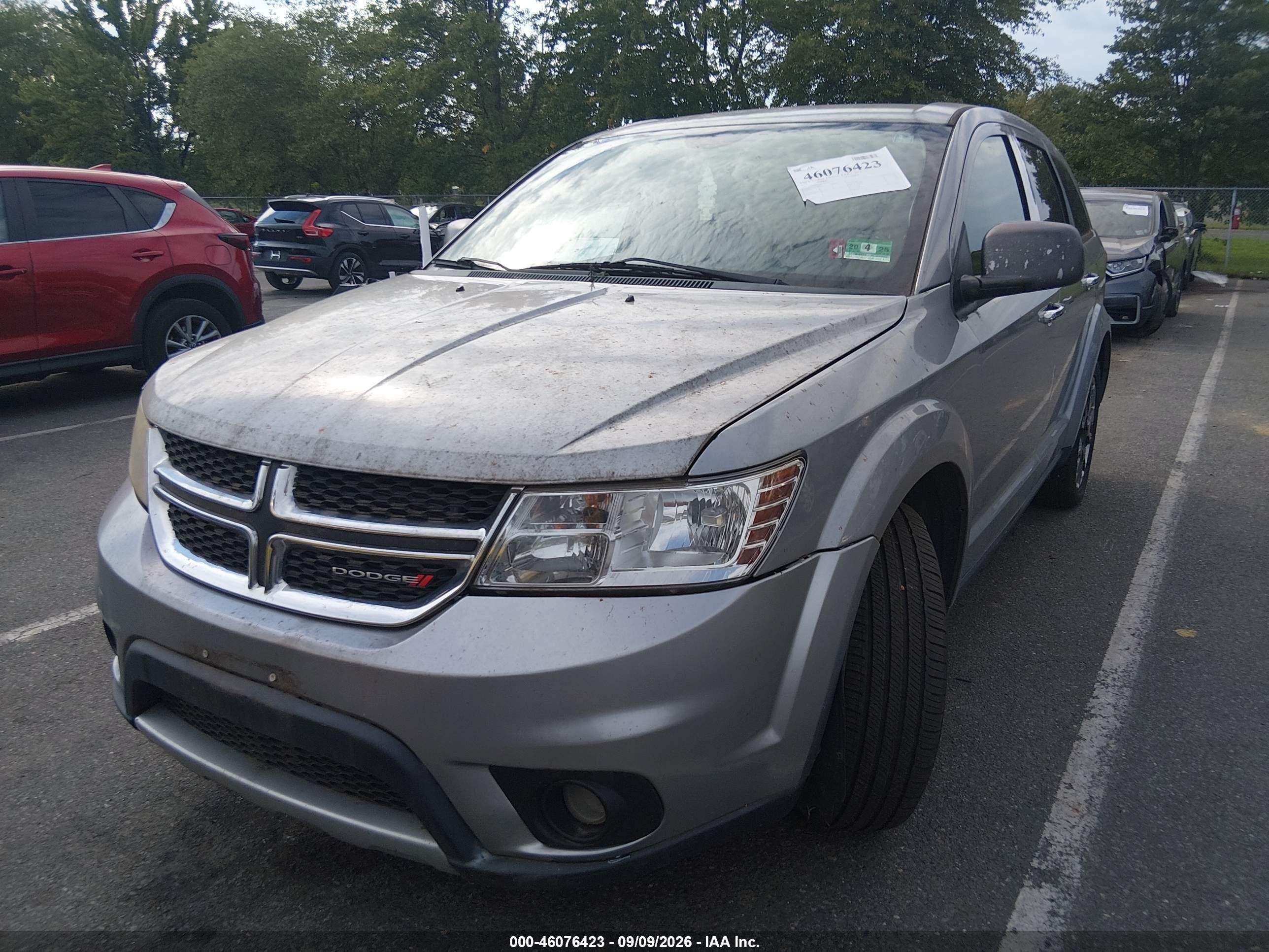 2016 Dodge Journey VIN 3C4PDDEG4GT189913 IAAI salvage auction — Side, Clear (New Jersey), sold $1,350 on 2026-09-29 (photo 6)