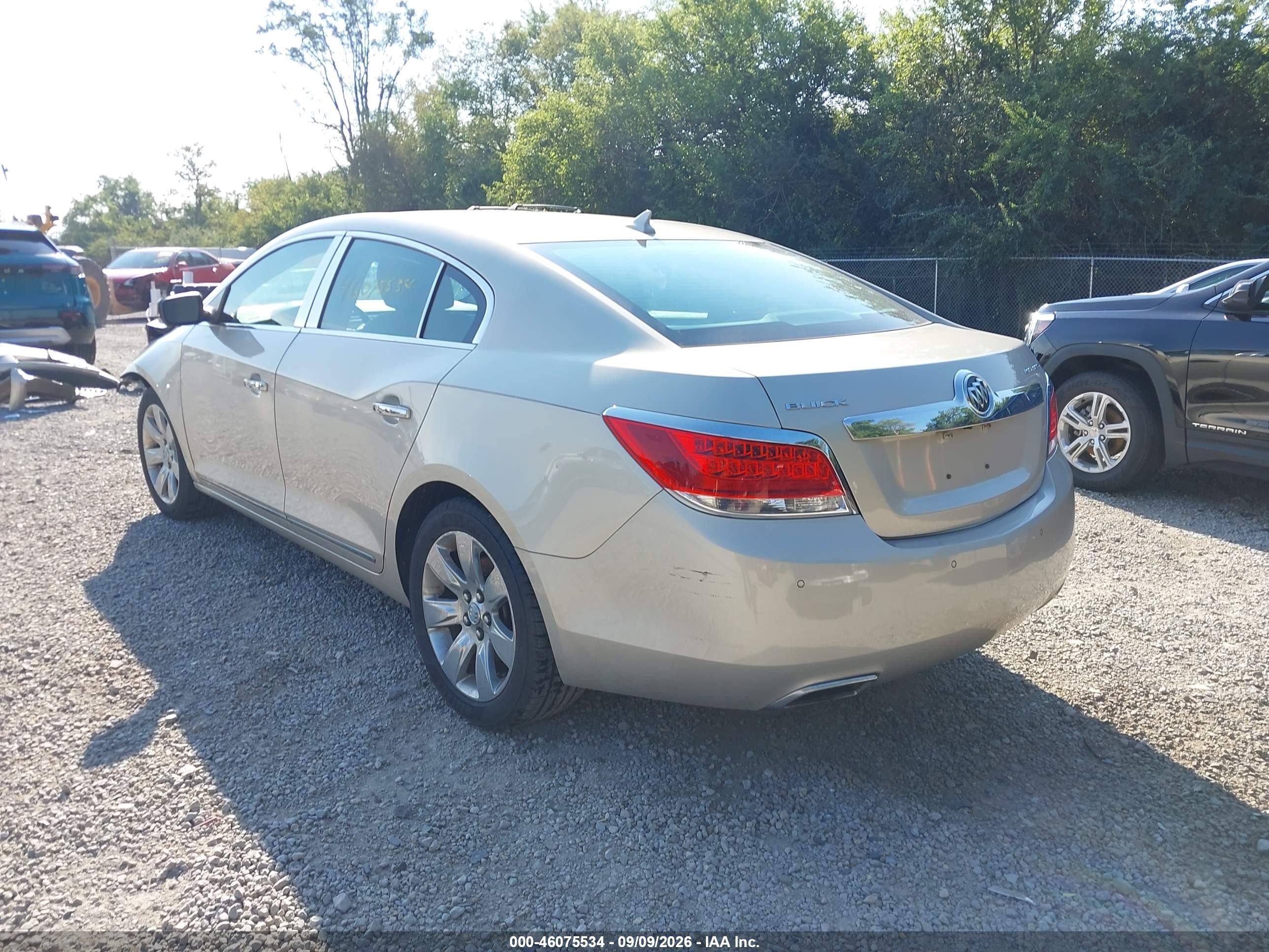 2013 Buick Lacrosse VIN 1G4GC5E37DF293772 IAAI salvage auction — Front End, Salvage (Ohio), sold $450 on 2026-09-24 (photo 3)