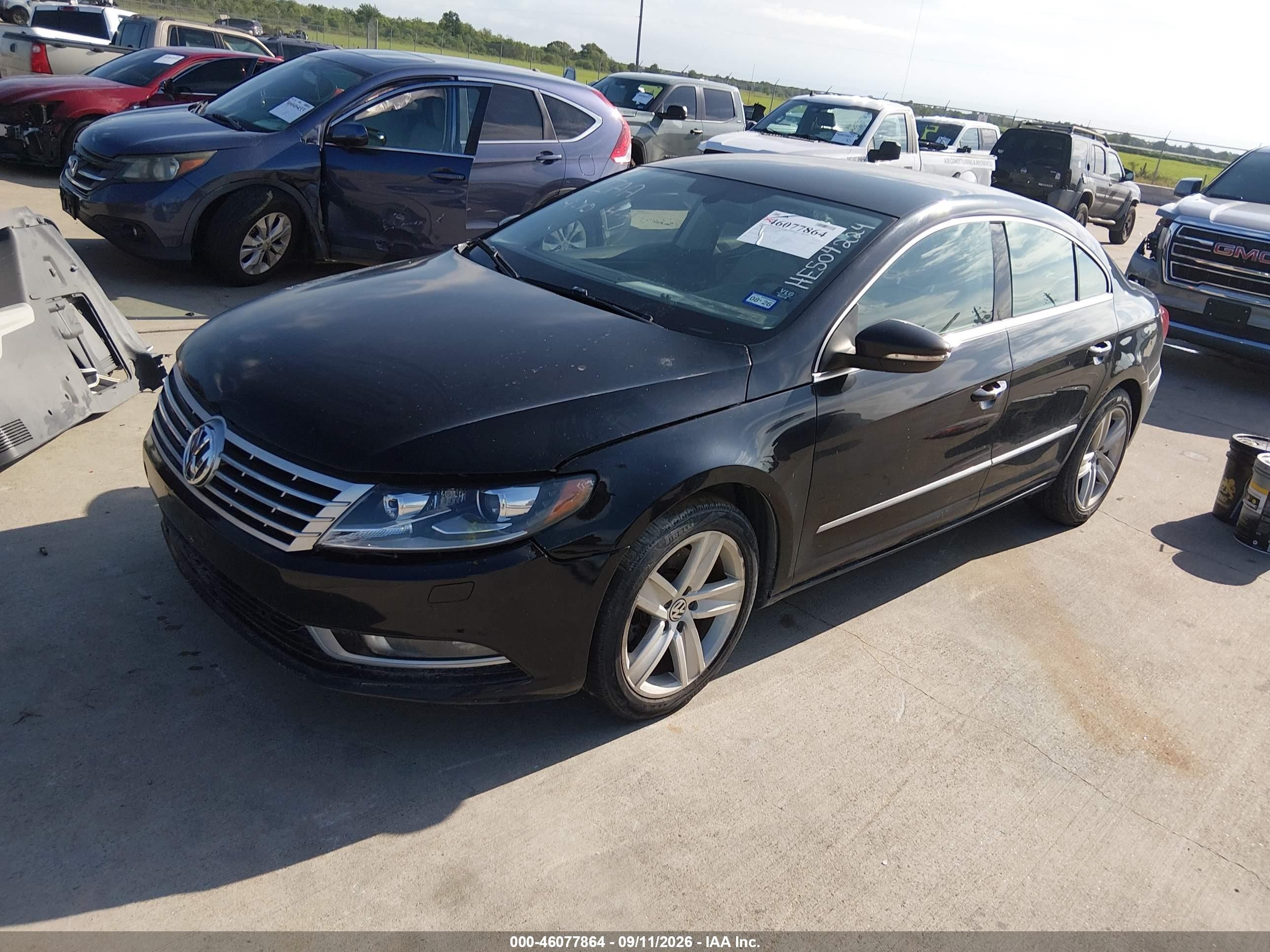 2017 Volkswagen CC VIN WVWKP7AN1HE504224 IAAI salvage auction — Repossession, Original (Texas), sold $1,950 on 2026-10-09 (photo 2)