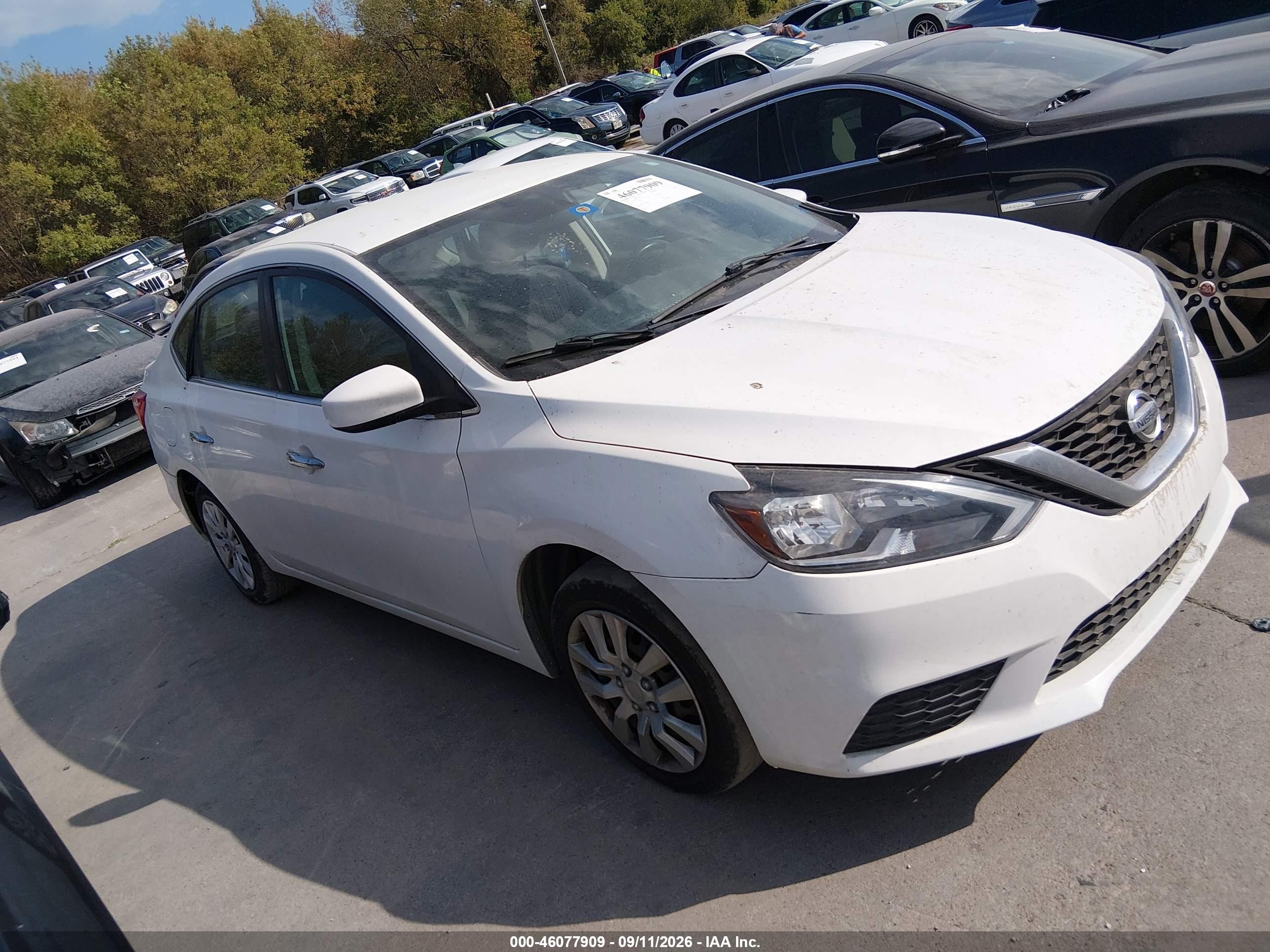 2017 Nissan Sentra VIN 3N1AB7AP1HL657295 IAAI salvage auction — Normal Wear, Salvage Rebuilt (North Carolina), sold $2,100 on 2026-09-29 (photo 1)