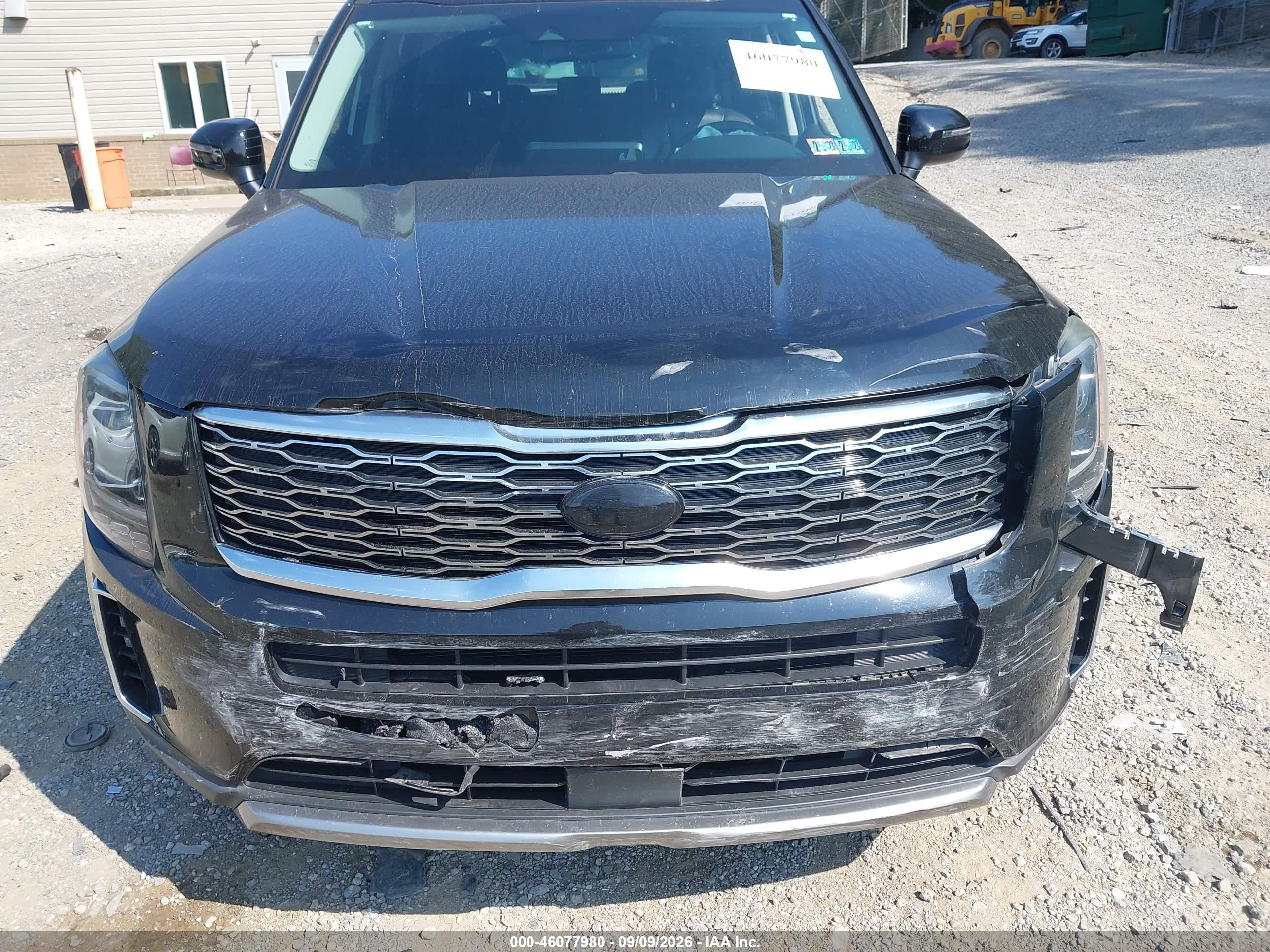 2020 Kia Telluride VIN 5XYP3DHC4LG038227 IAAI salvage auction — Front End, Salvage (Pennsylvania), sold $7,600 on 2026-10-06 (photo 6)