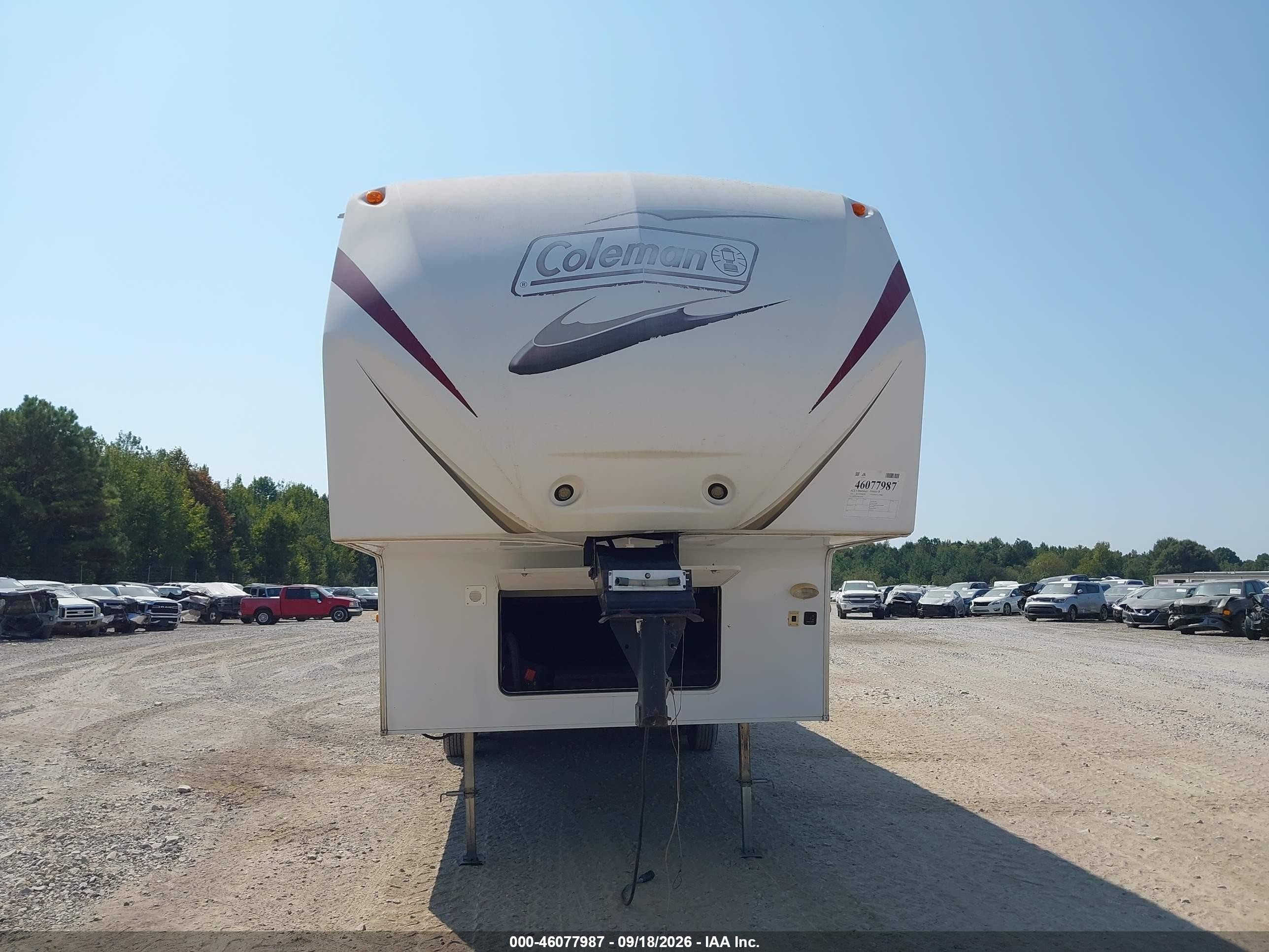 2011 Dutchman Coleman VIN 47CFCLP23BC659376 IAAI salvage auction — Water/Flood, Salvage (Alabama), sold $100 on 2026-10-05 (photo 6)