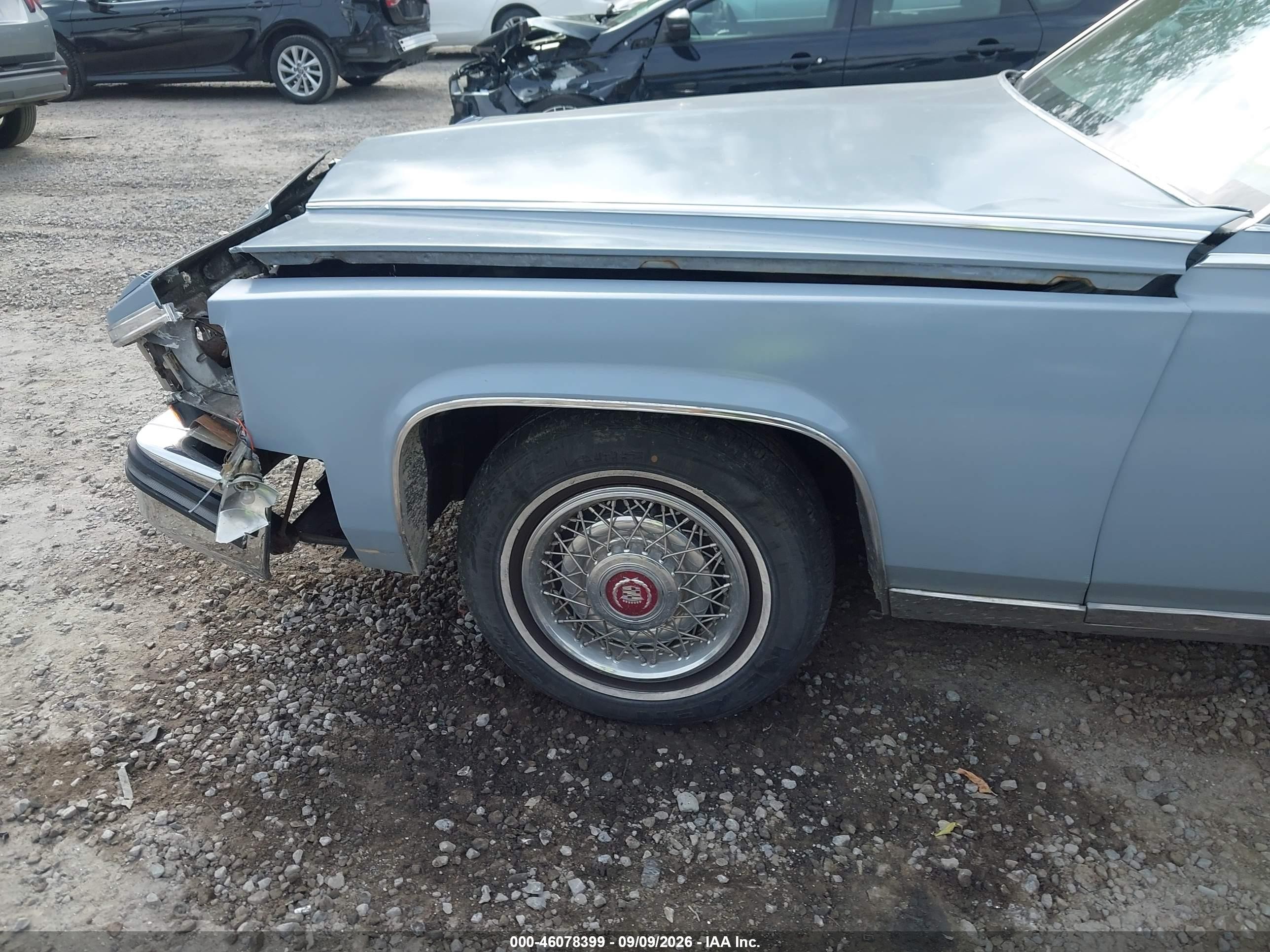 1988 Cadillac Brougham VIN 1G6DW51YXJ9717233 IAAI salvage auction — Front End, Mv-907A (New York), sold $475 on 2026-09-25 (photo 6)