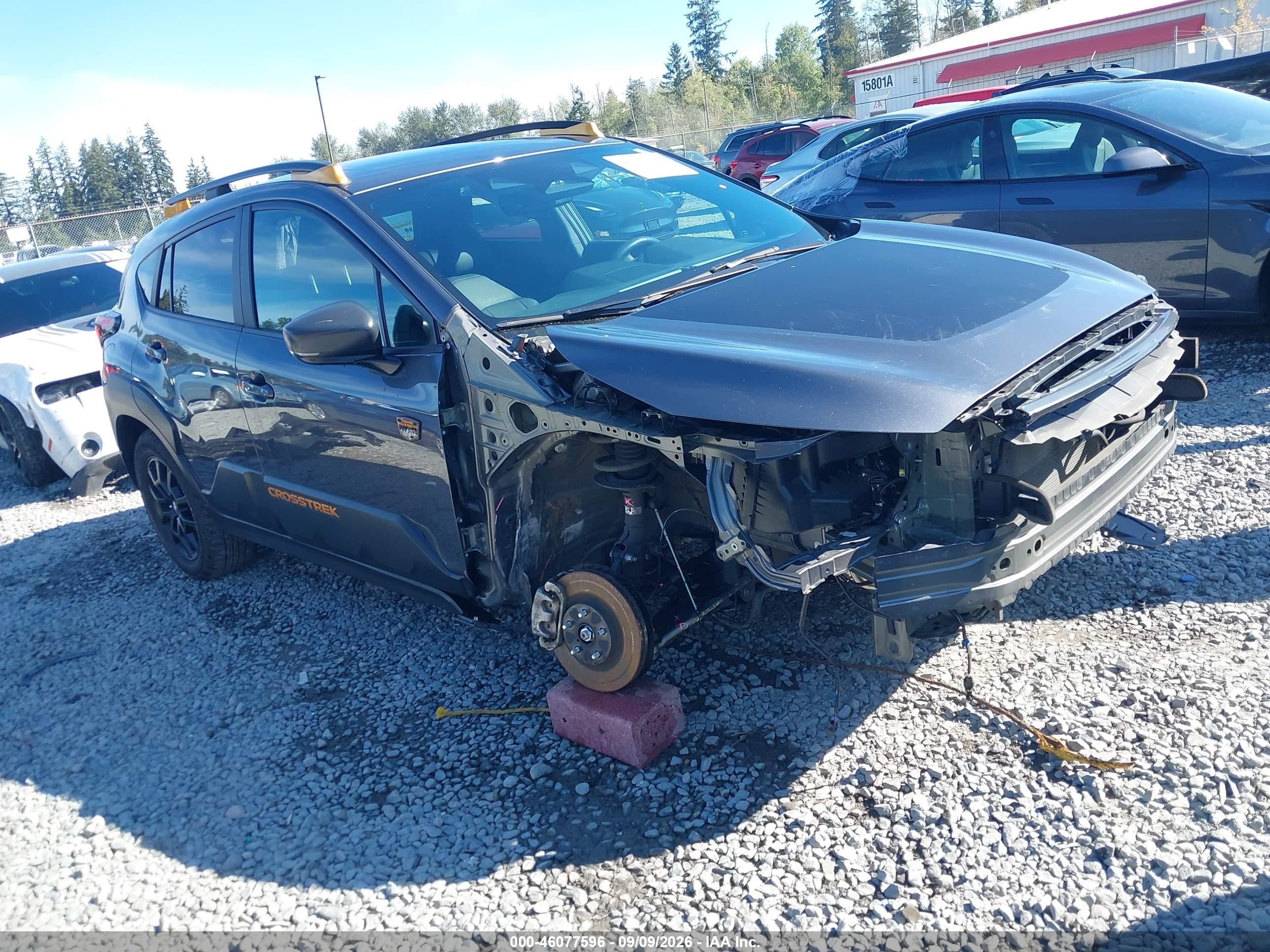 2024 Subaru Crosstrek VIN 4S4GUHU67R3778271 — IAAI salvage auction photo