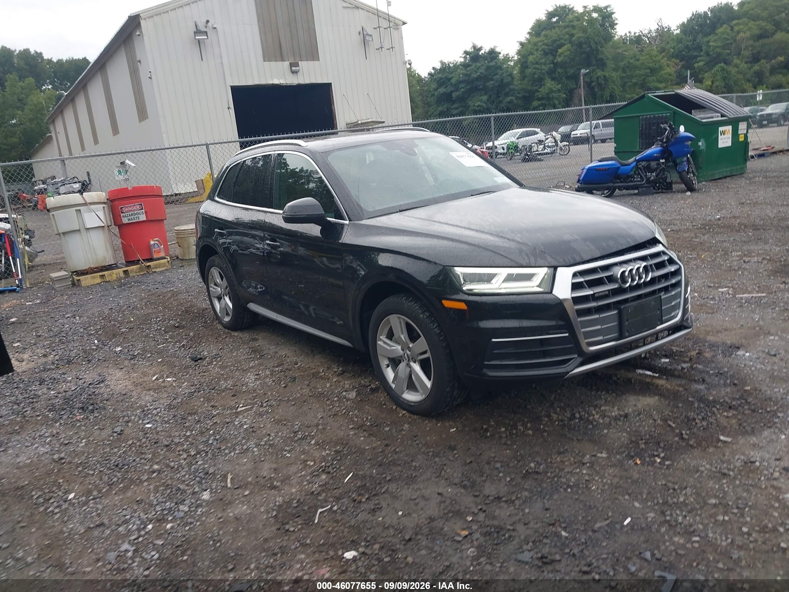 2019 Audi Q5 VIN WA1BNAFY4K2095869 — IAAI salvage auction photo