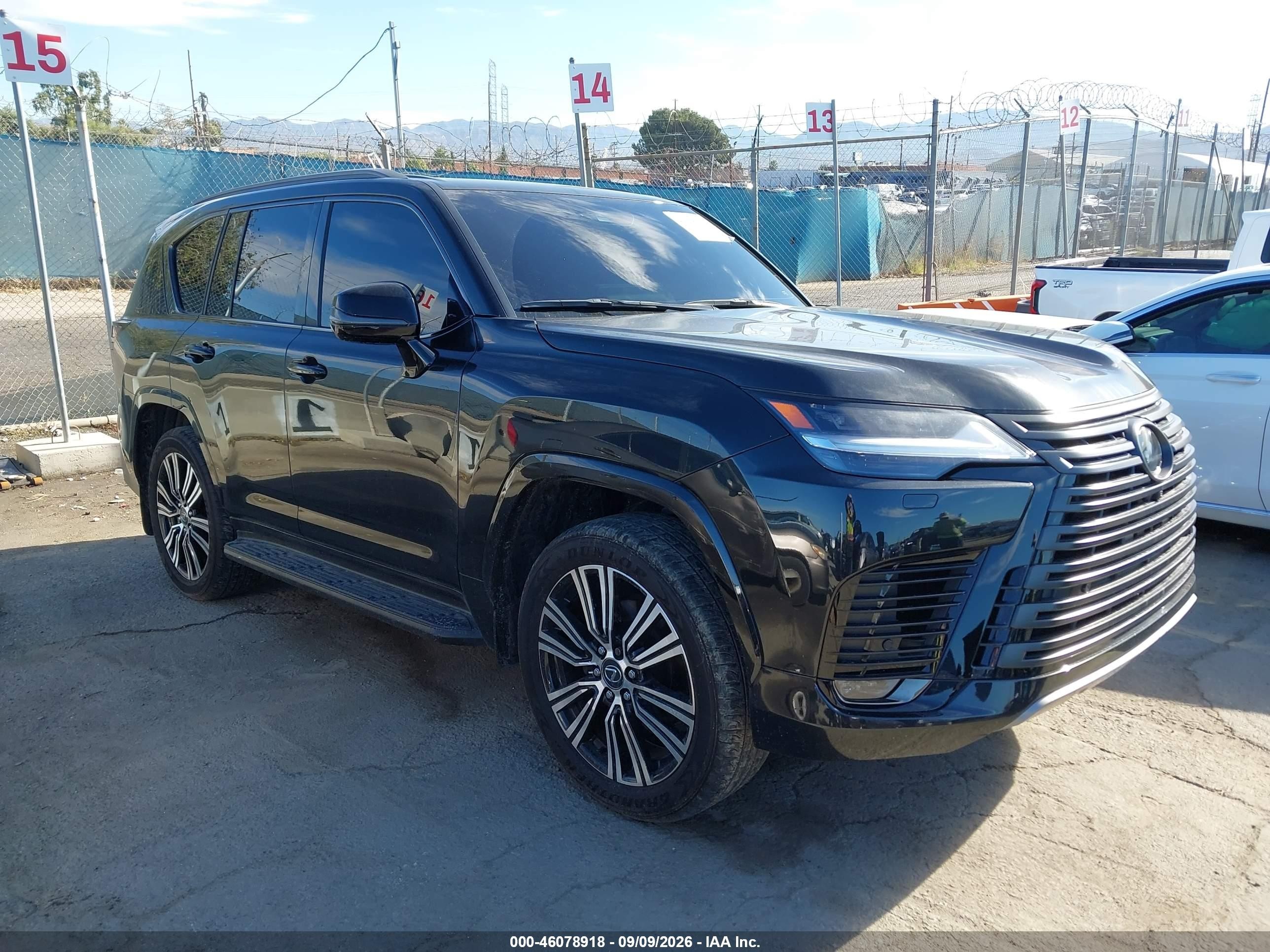 2024 Lexus LX 600 VIN JTJGB7CX5R4065214 — IAAI salvage auction photo