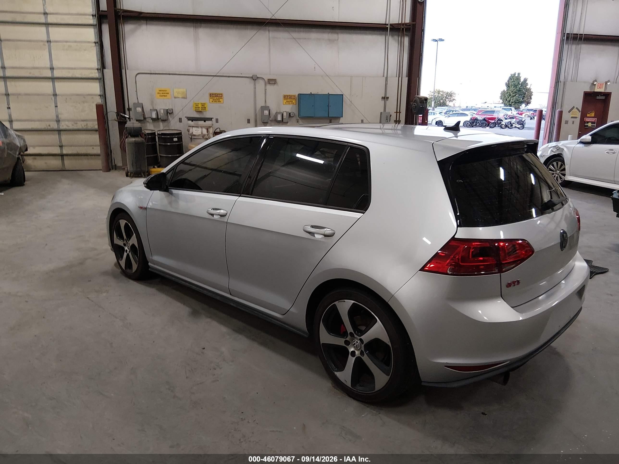 2015 Volkswagen Golf gti VIN 3VW5T7AUXFM063911 IAAI salvage auction — Side, Salvage (Idaho), sold $1,500 on 2026-10-05 (photo 3)