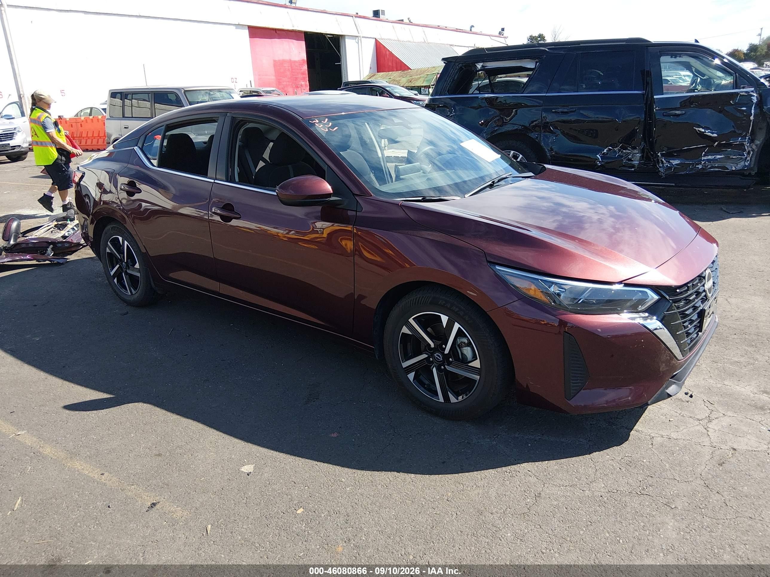 2025 Nissan Sentra VIN 3N1AB8CV4SY353762 — IAAI salvage auction photo