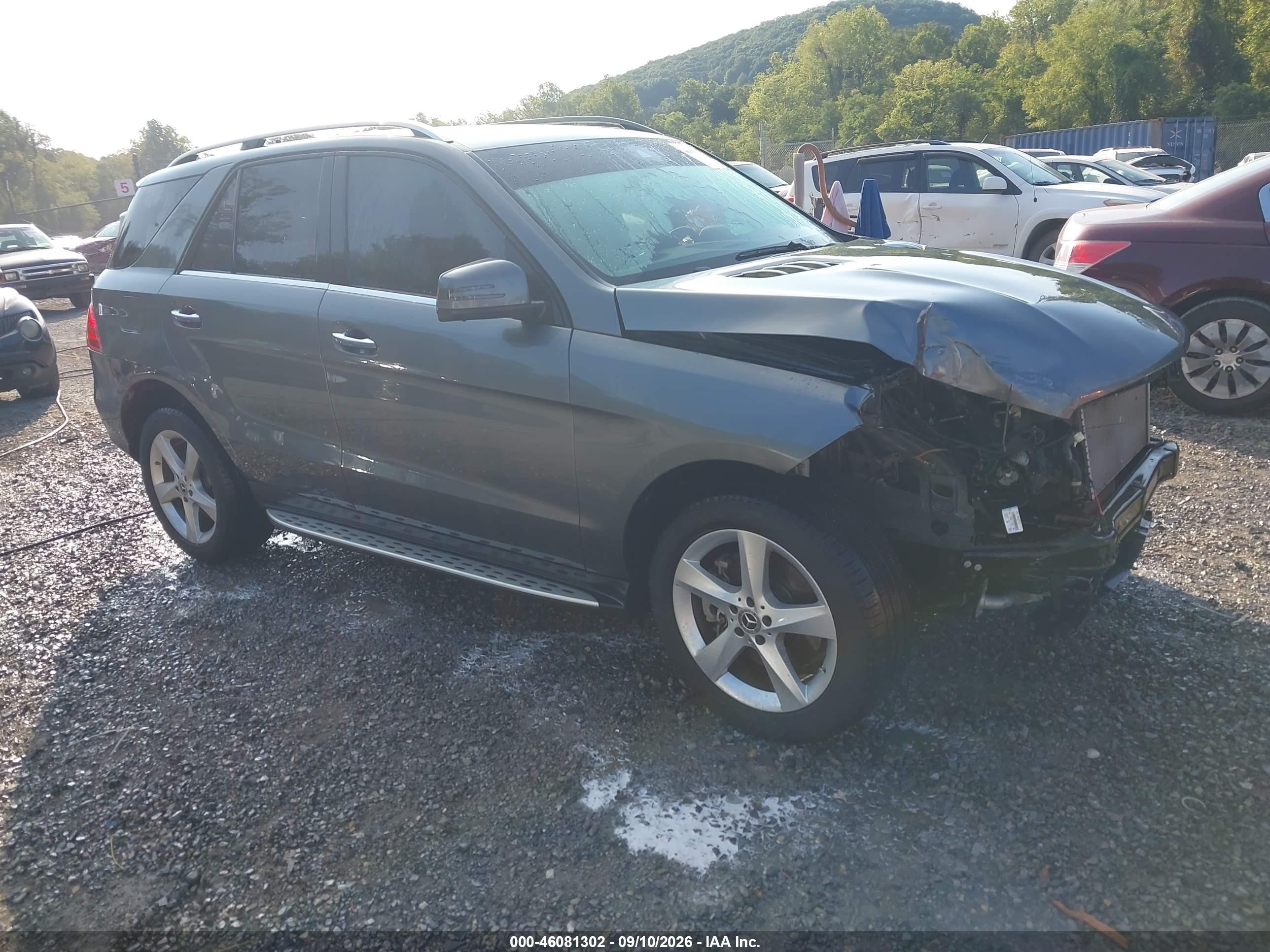 2019 Mercedes-Benz GLE-Class VIN 4JGDA5GB5KB214195 — IAAI salvage auction photo