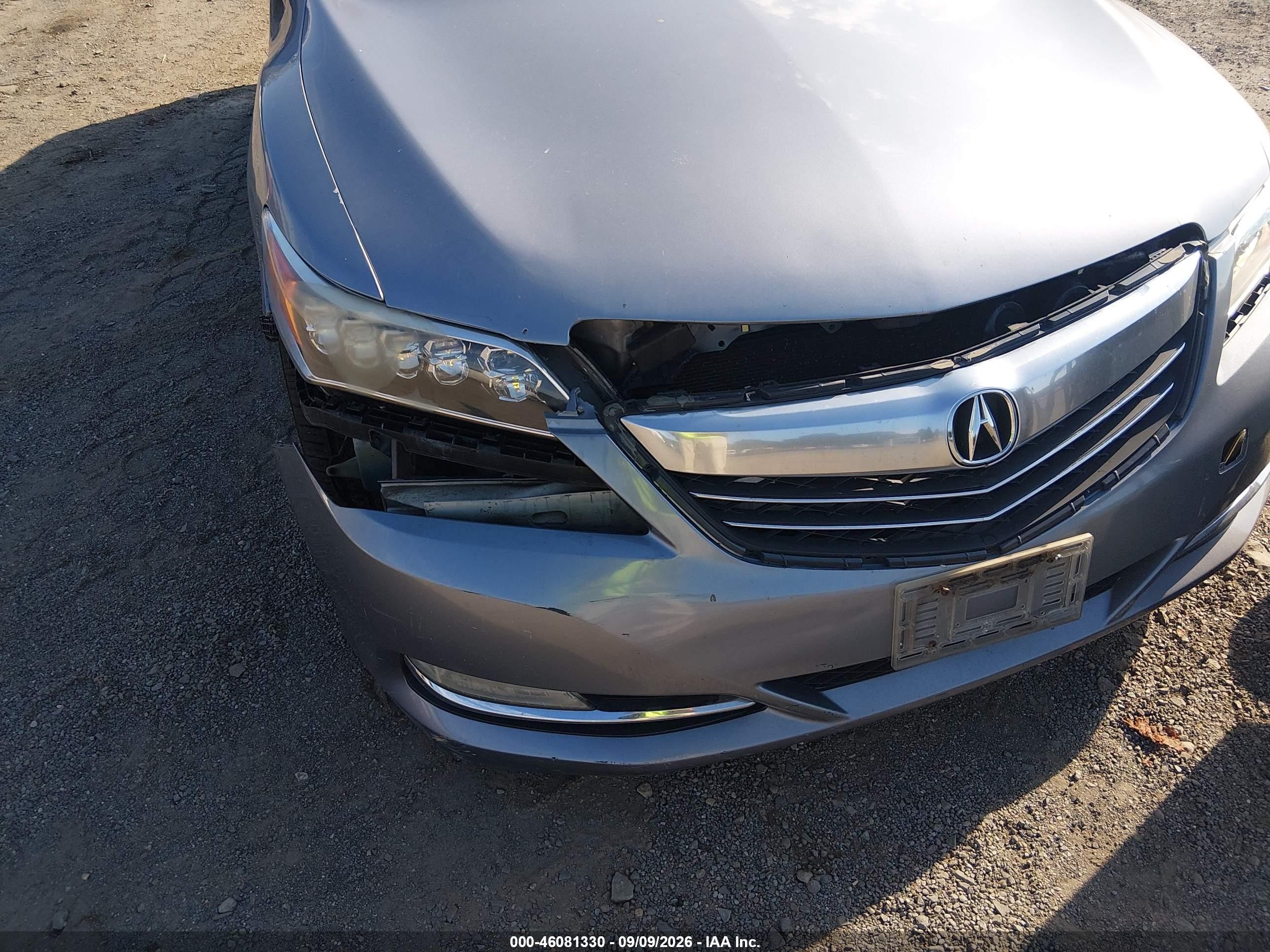 2014 Acura RLX VIN JH4KC1F32EC002912 IAAI salvage auction — Normal Wear, Clear (New Jersey), sold $2,325 on 2026-09-25 (photo 6)