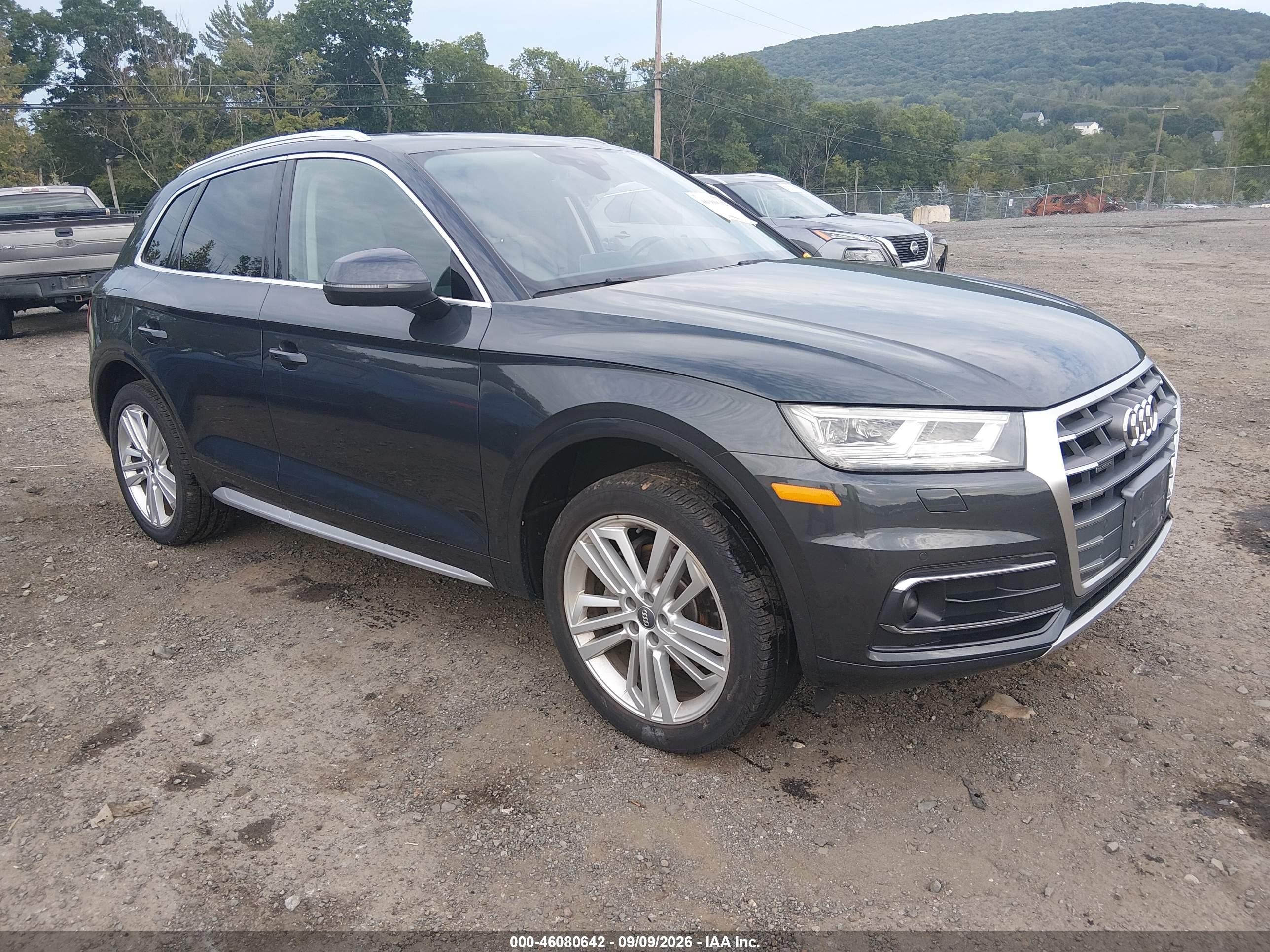 2018 Audi Q5 VIN WA1CNAFY2J2140407 — IAAI salvage auction photo