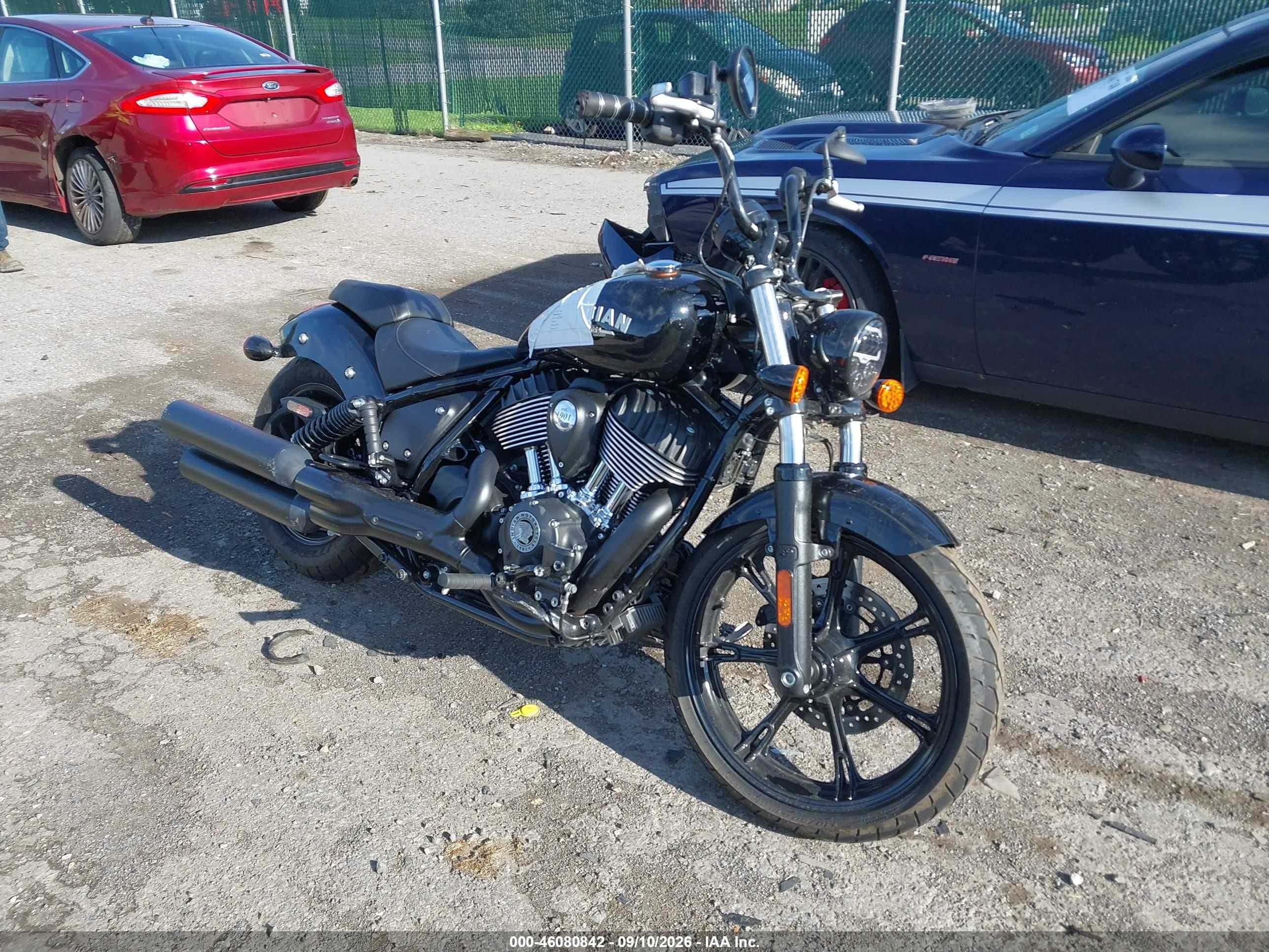 2024 Indian Motorcycle Co. Chief VIN 56KDMBAG6R3014410 IAAI salvage auction — Front End, Mv-907A (New York), sold $3,250 on 2026-10-08 (photo 1)