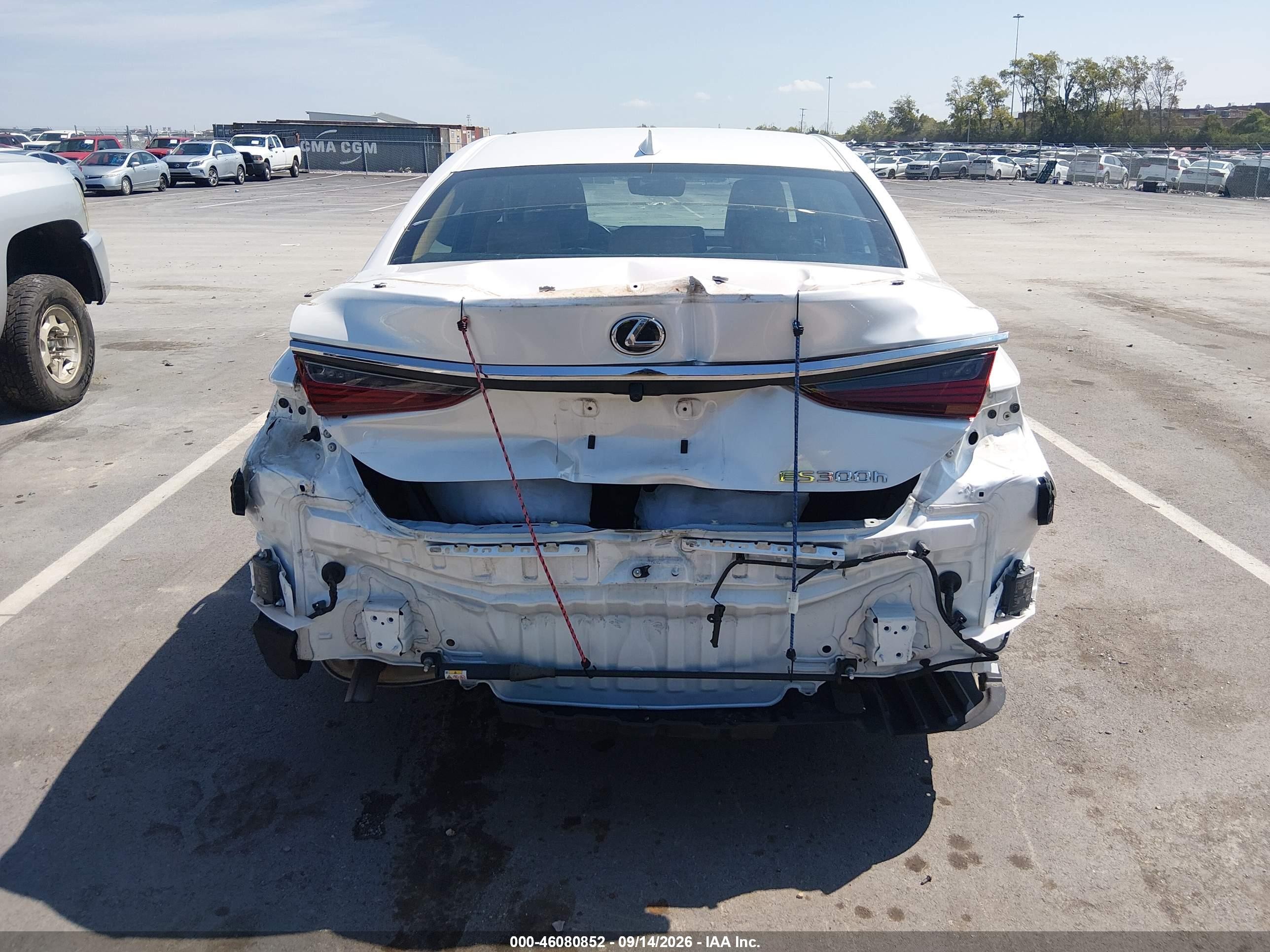 2024 Lexus ES VIN 58AFA1C11RU037635 IAAI salvage auction — Rear End, Clear (Tennessee), sold $25,500 on 2026-10-01 (photo 6)