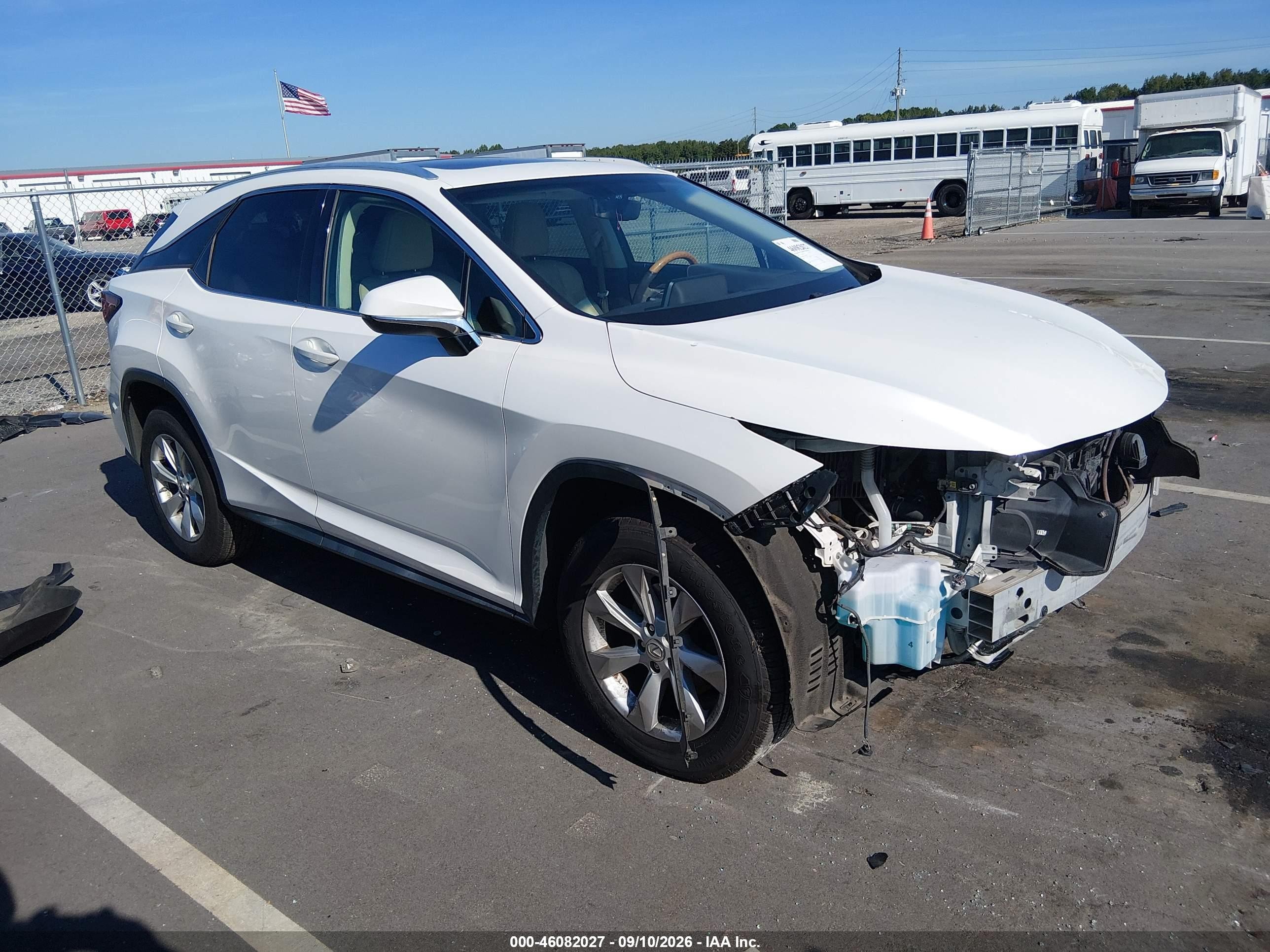 2016 Lexus RX 350 VIN 2T2ZZMCAXGC015920 — IAAI salvage auction photo
