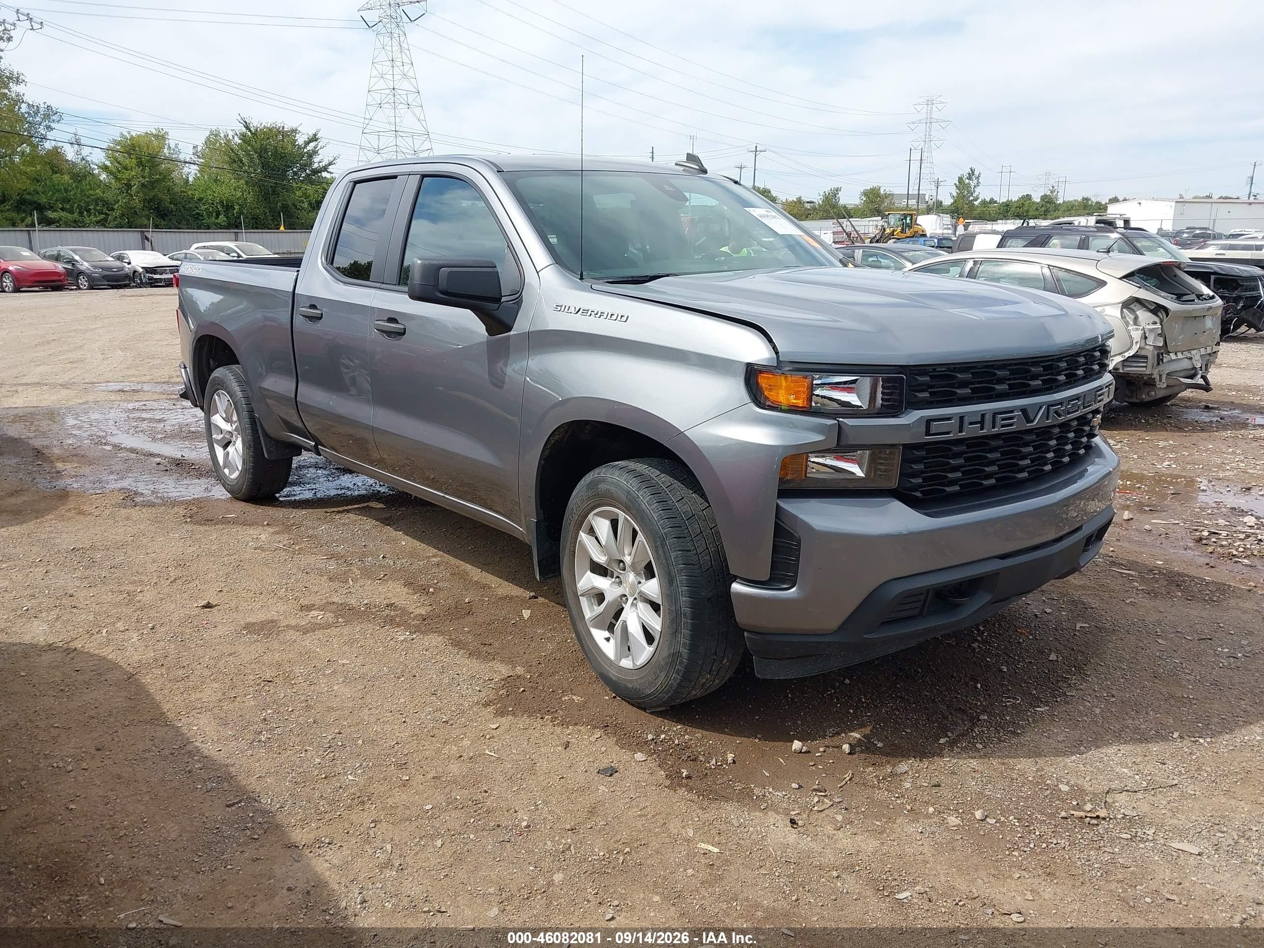 2022 Chevrolet Silverado 1500 VIN 1GCRYBEK0NZ192870 — IAAI salvage auction photo