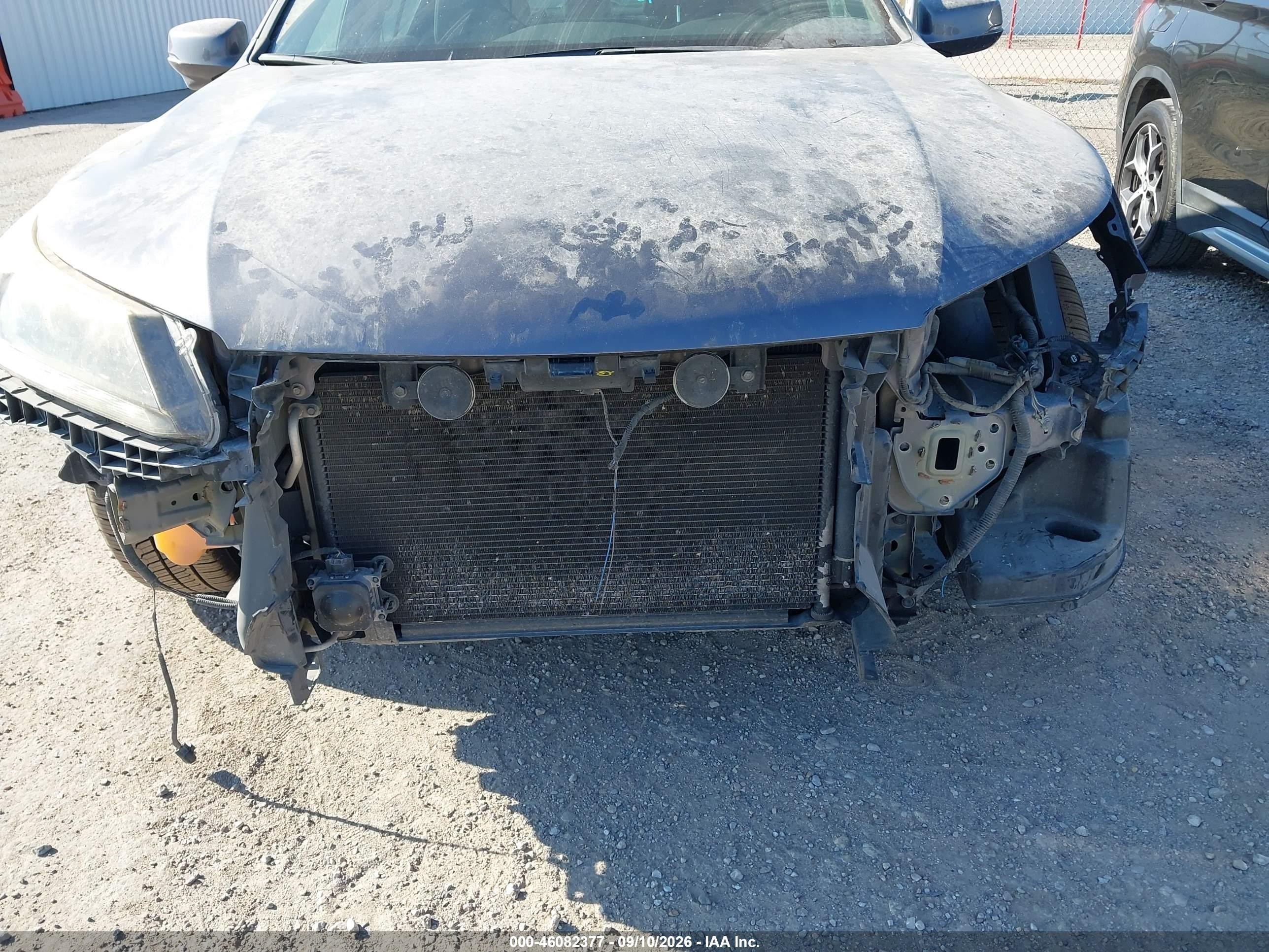 2014 Honda Accord VIN 1HGCR3F91EA037796 IAAI salvage auction — Front End, Original (Texas), sold $3,800 on 2026-09-27 (photo 6)