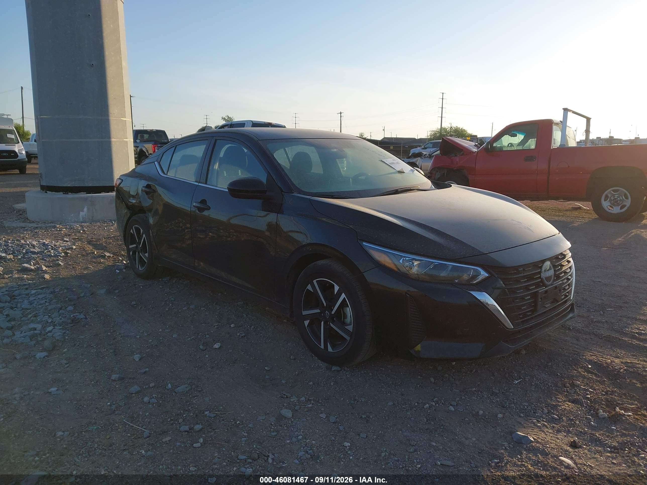 2025 Nissan Sentra VIN 3N1AB8CV9SY292859 — IAAI salvage auction photo