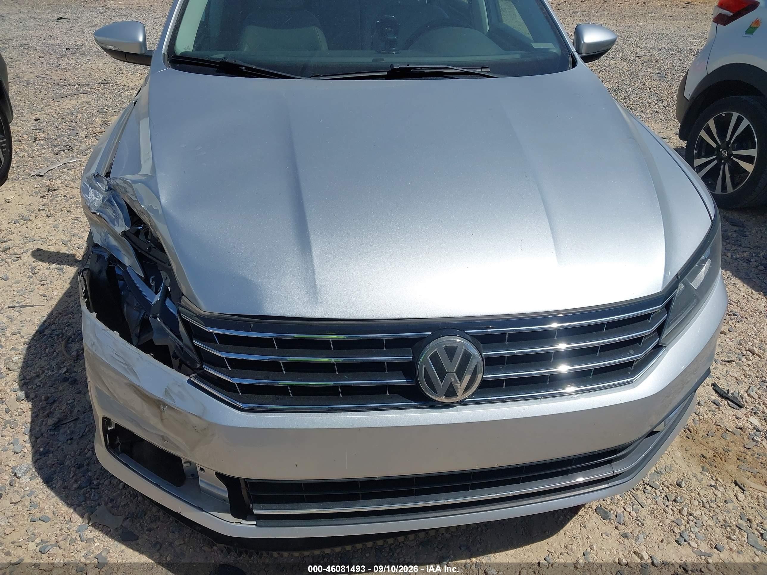 2017 Volkswagen Passat VIN 1VWBT7A30HC023643 IAAI salvage auction — Unknown, Salvage (North Carolina), sold $2,250 on 2026-09-24 (photo 6)